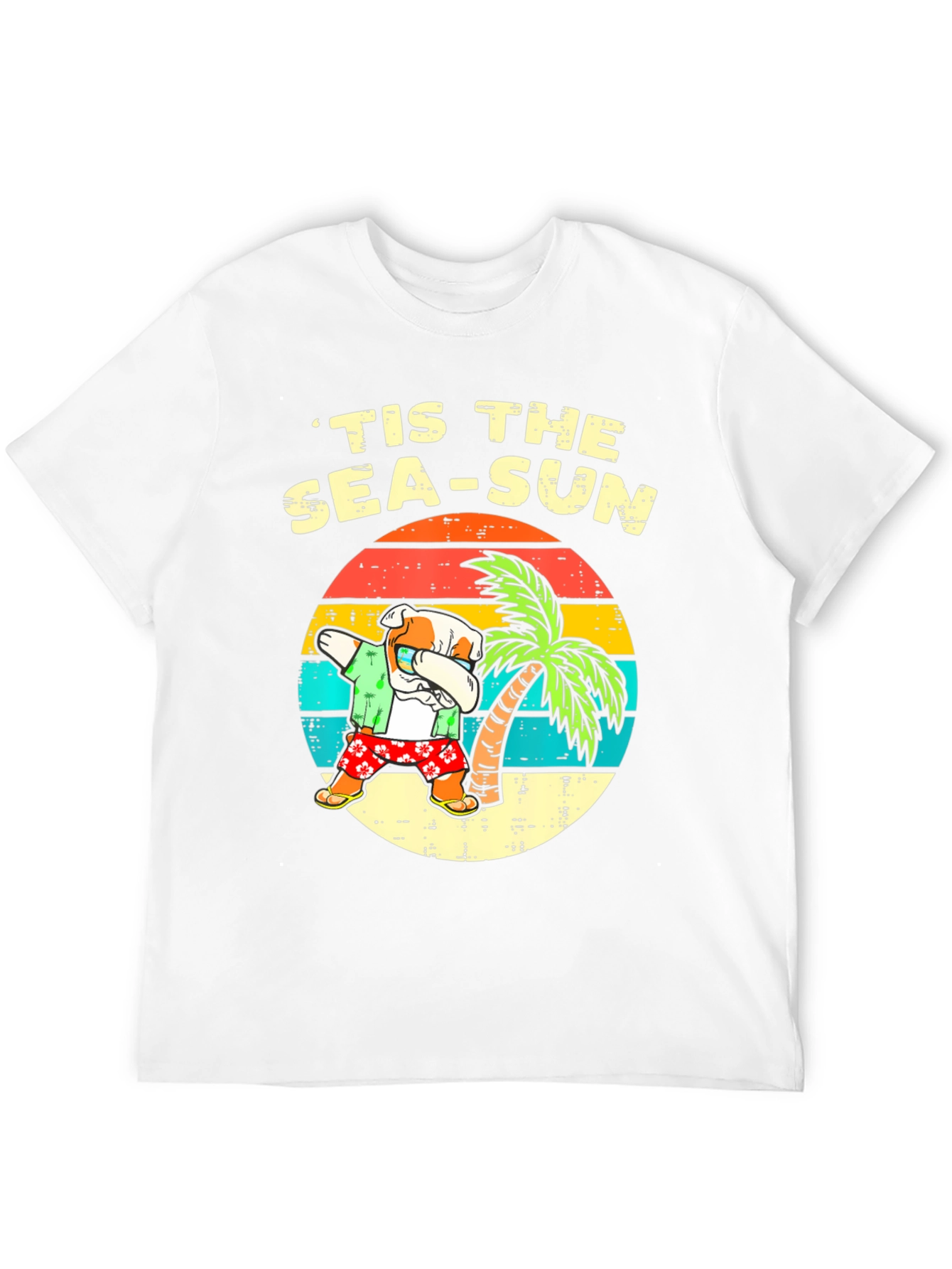 Black 'Tis the Sea-Sun' Graphic T-Shirt view 12
