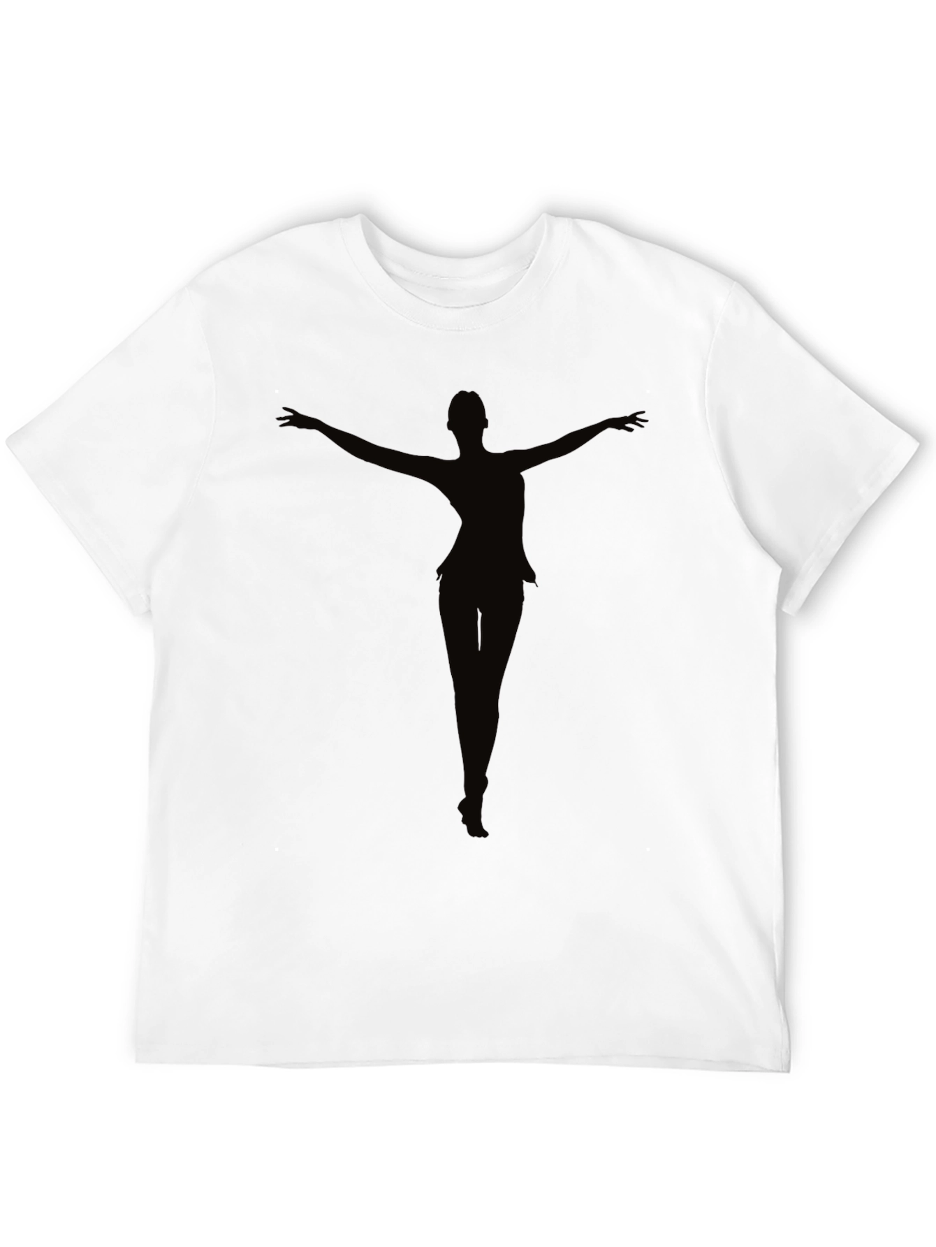 Black Black Silhouette Dancer Graphic Tee view 12