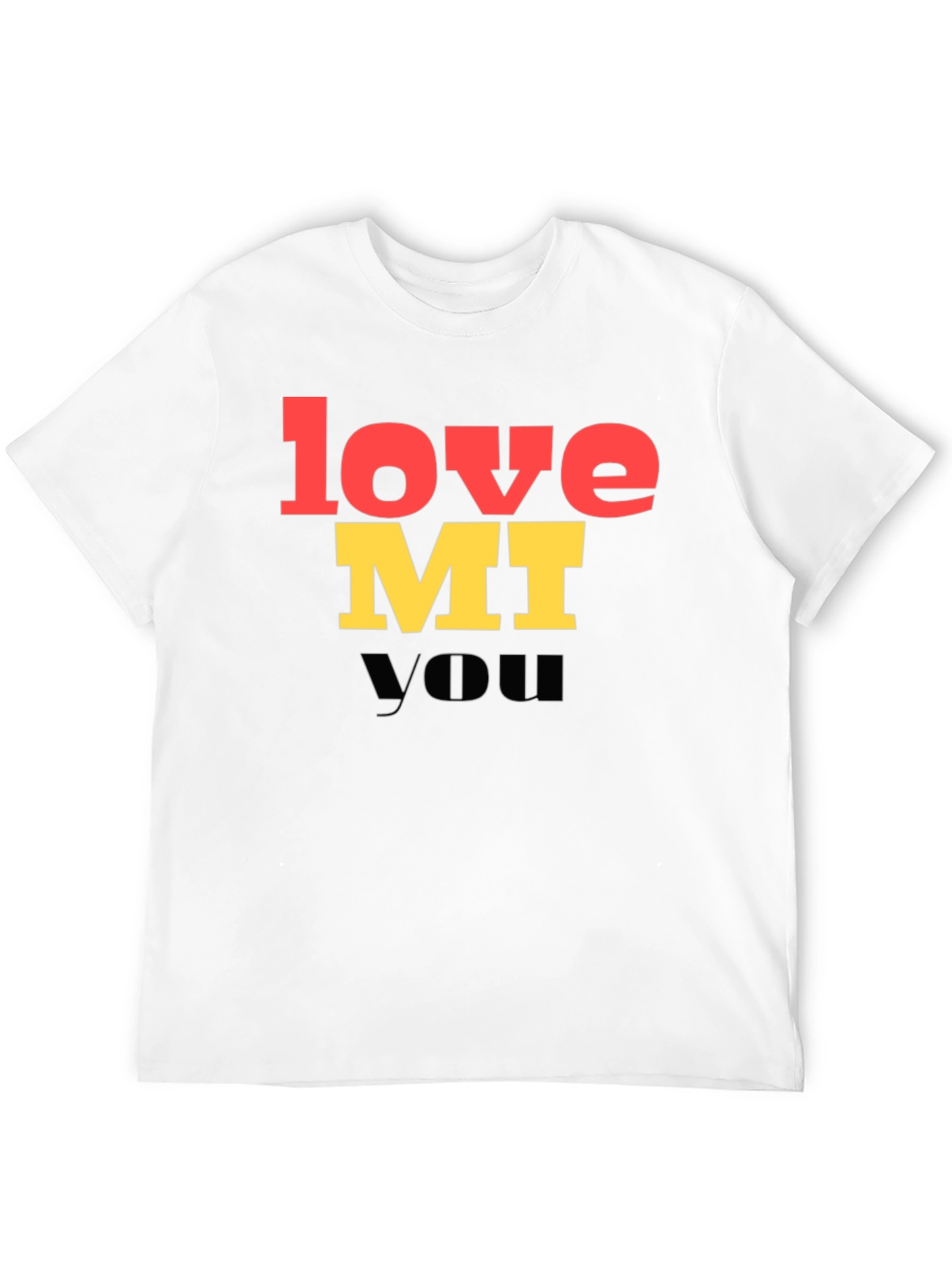 Black Love MI You Graphic T-Shirt - Trendy Unisex Tee view 12