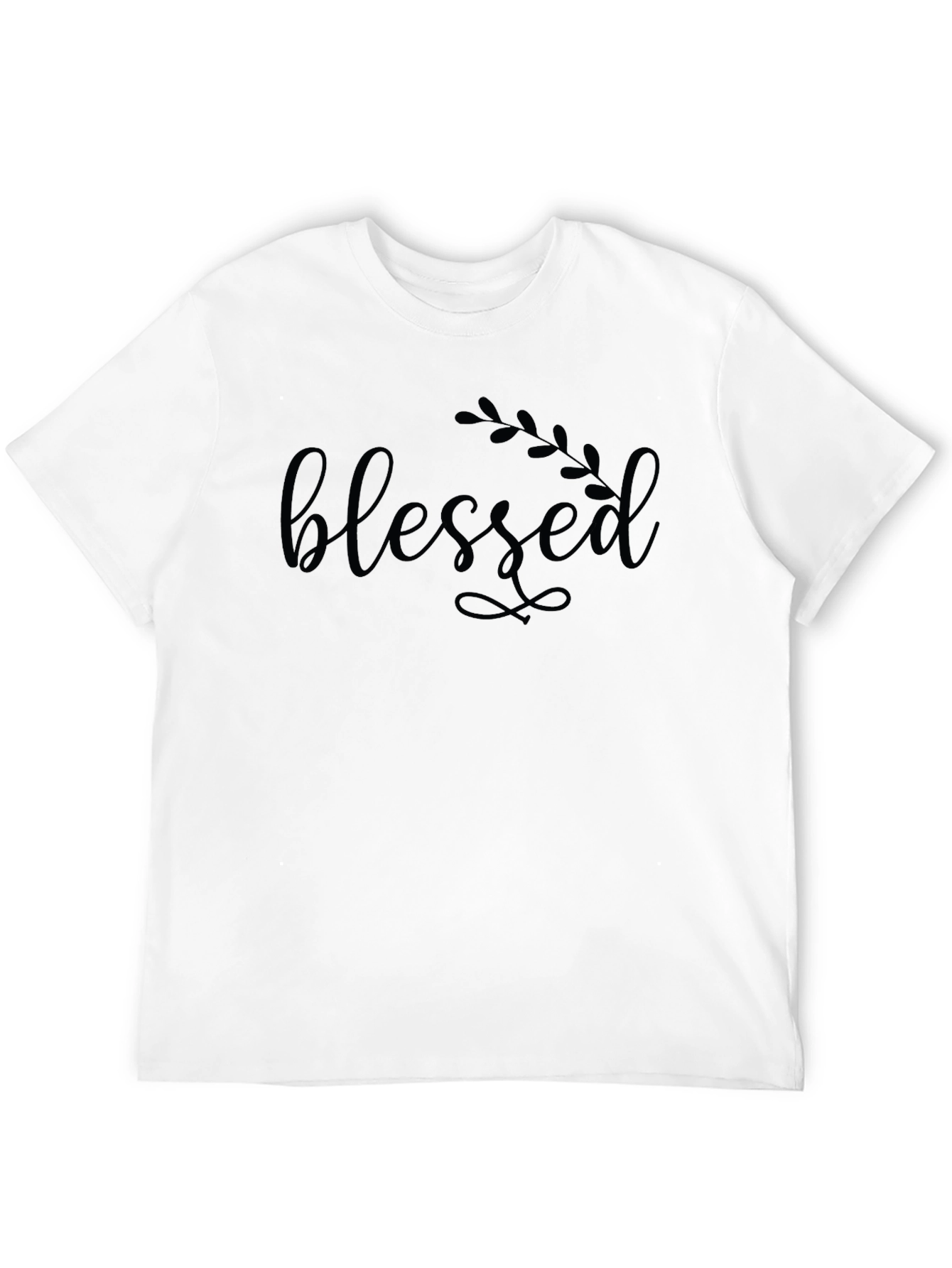 Black Blessed Graphic T-Shirt - Stylish and Comfortable view 12