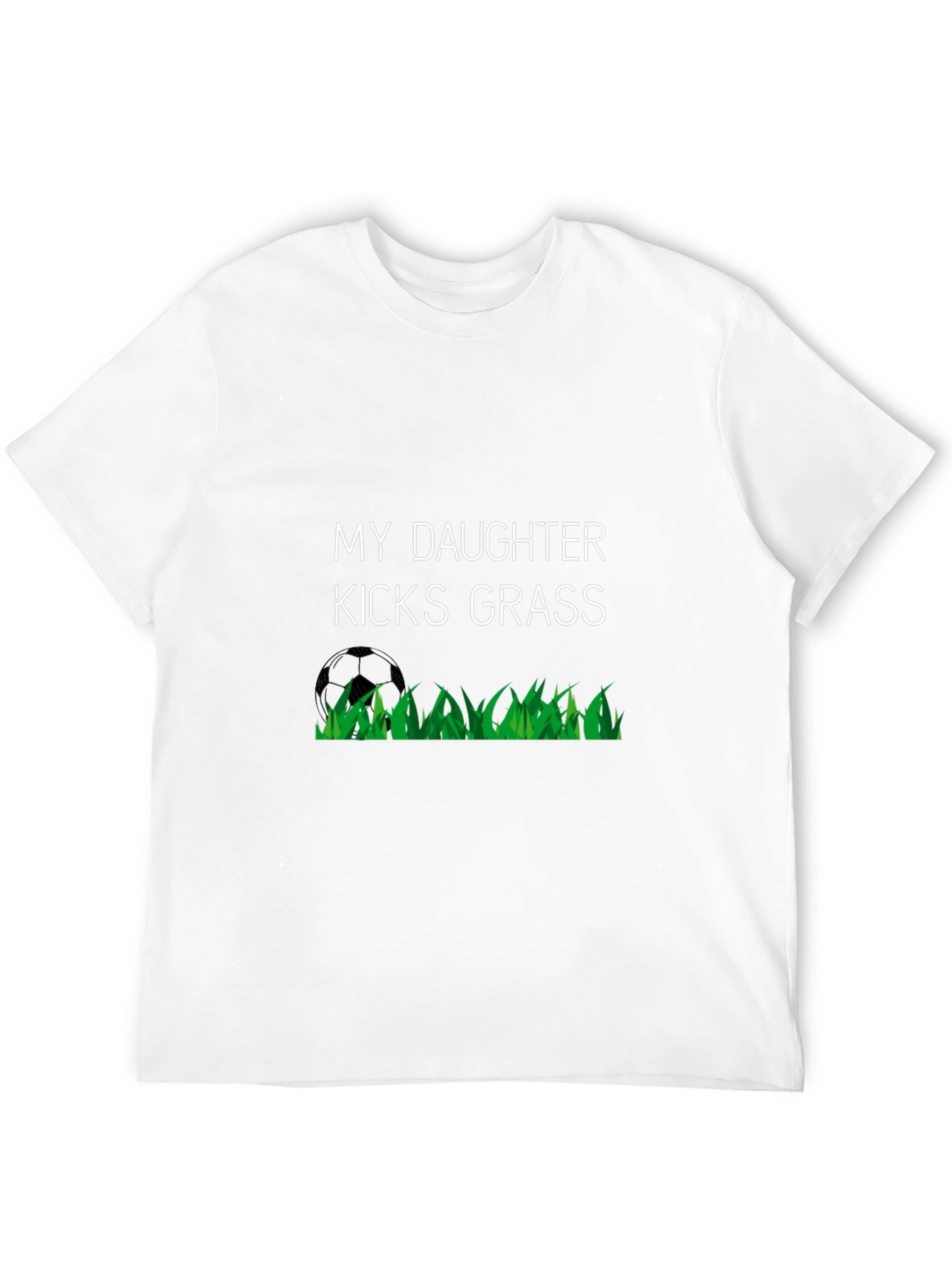 Black My Daughter Kicks Grass T-Shirt, Soccer Tee view 12
