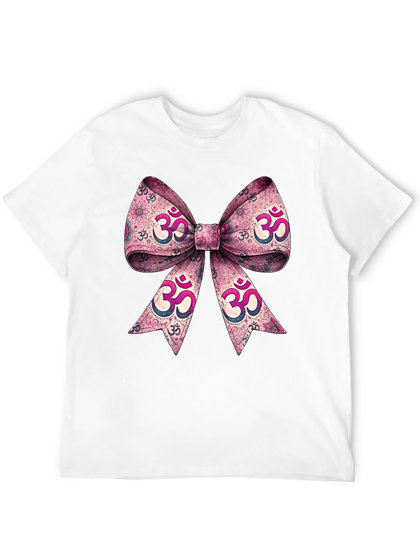 Black Om Symbol Bow T-Shirt view 12