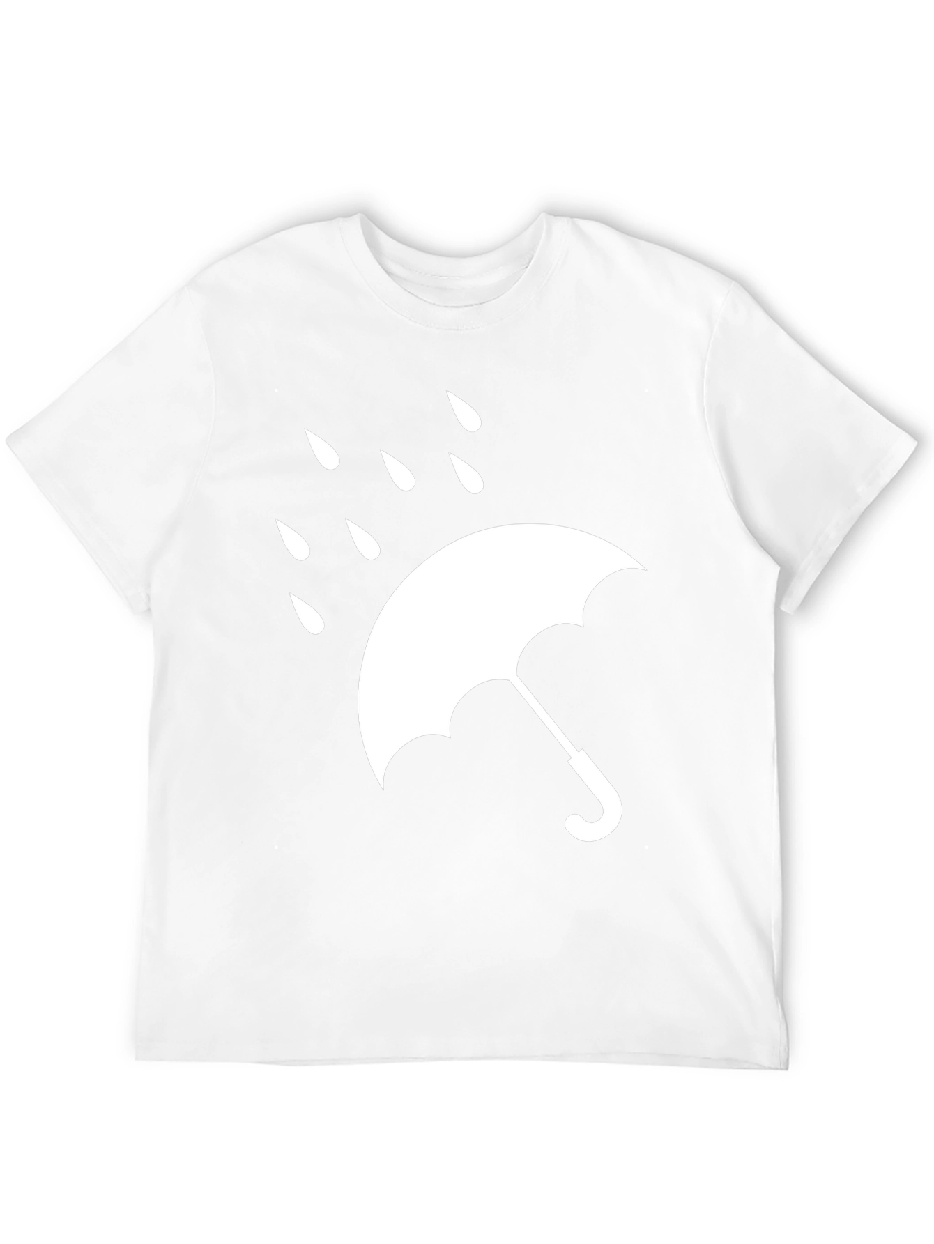 Black Umbrella Graphic T-Shirt - Weather Ready Tee view 12
