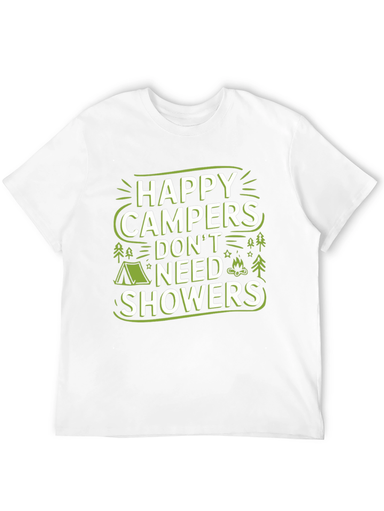 Black Happy Campers Graphic T-Shirt view 12