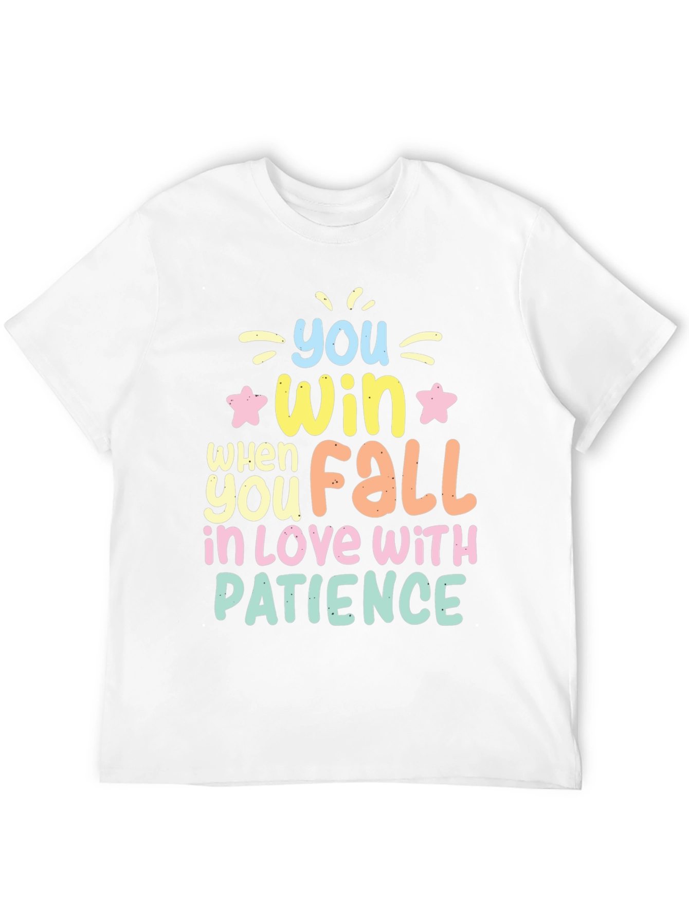 Black Win With Patience T-Shirt - Inspiring Graphic Tee view 12