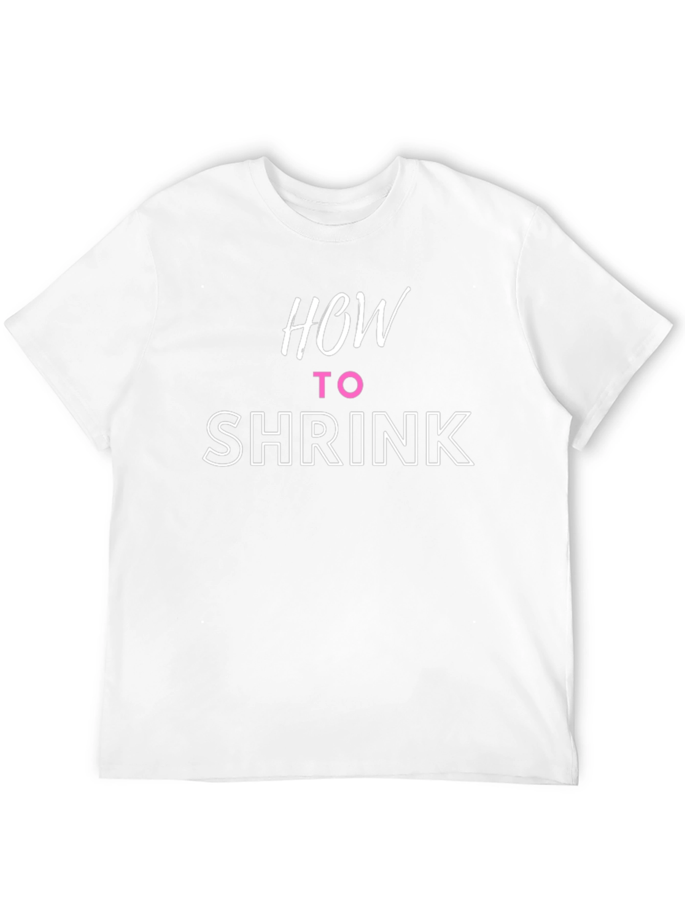 Black How to Shrink T-Shirt - Funny Graphic Tee view 12