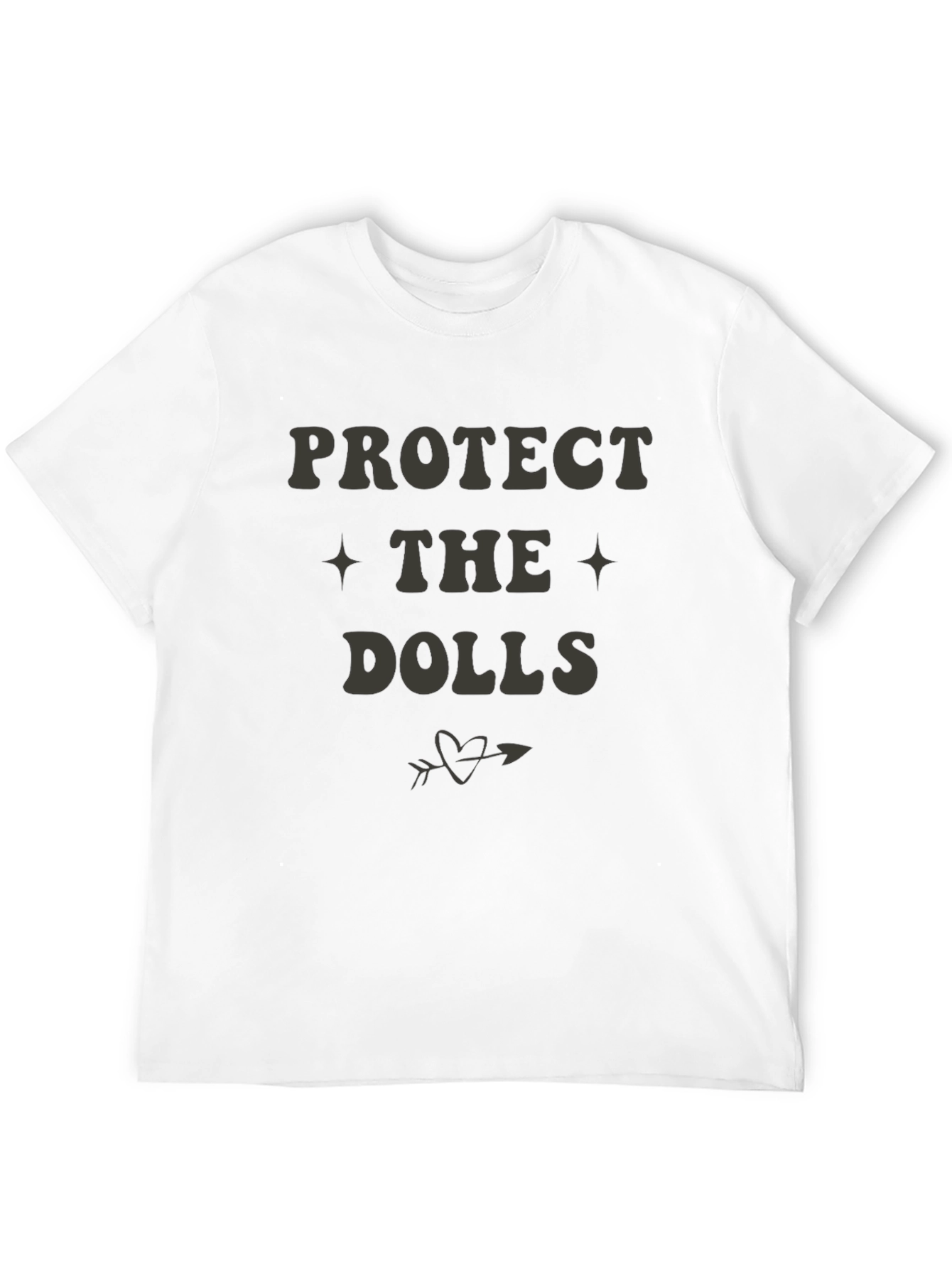 Black Protect the Dolls Graphic Tee - Unisex Cotton T-Shirt view 12