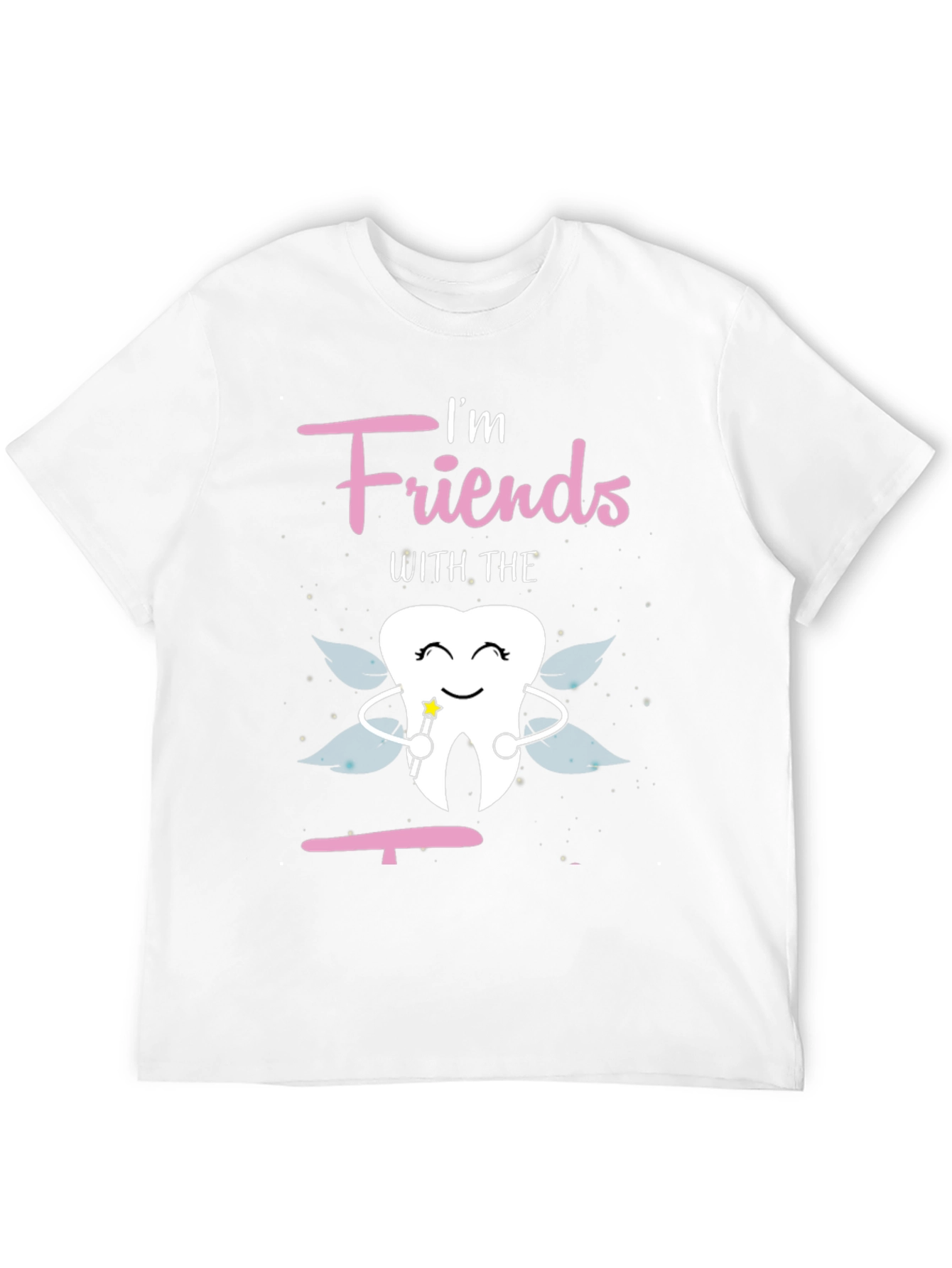 Black I'm Friends With The Tooth Fairy Graphic T-Shirt view 12