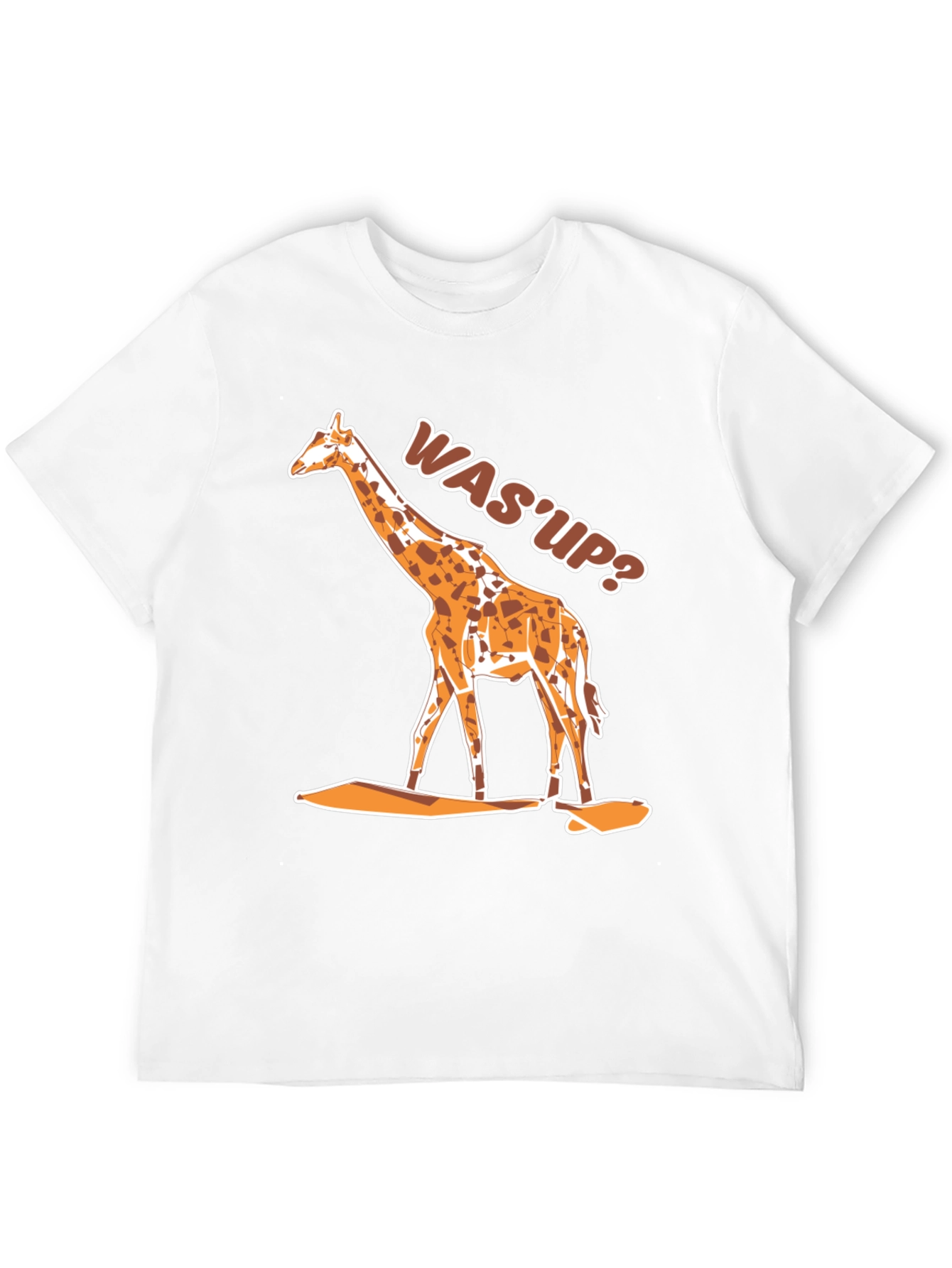 Black Giraffe Was'Up Graphic Tee - Black T-Shirt view 12