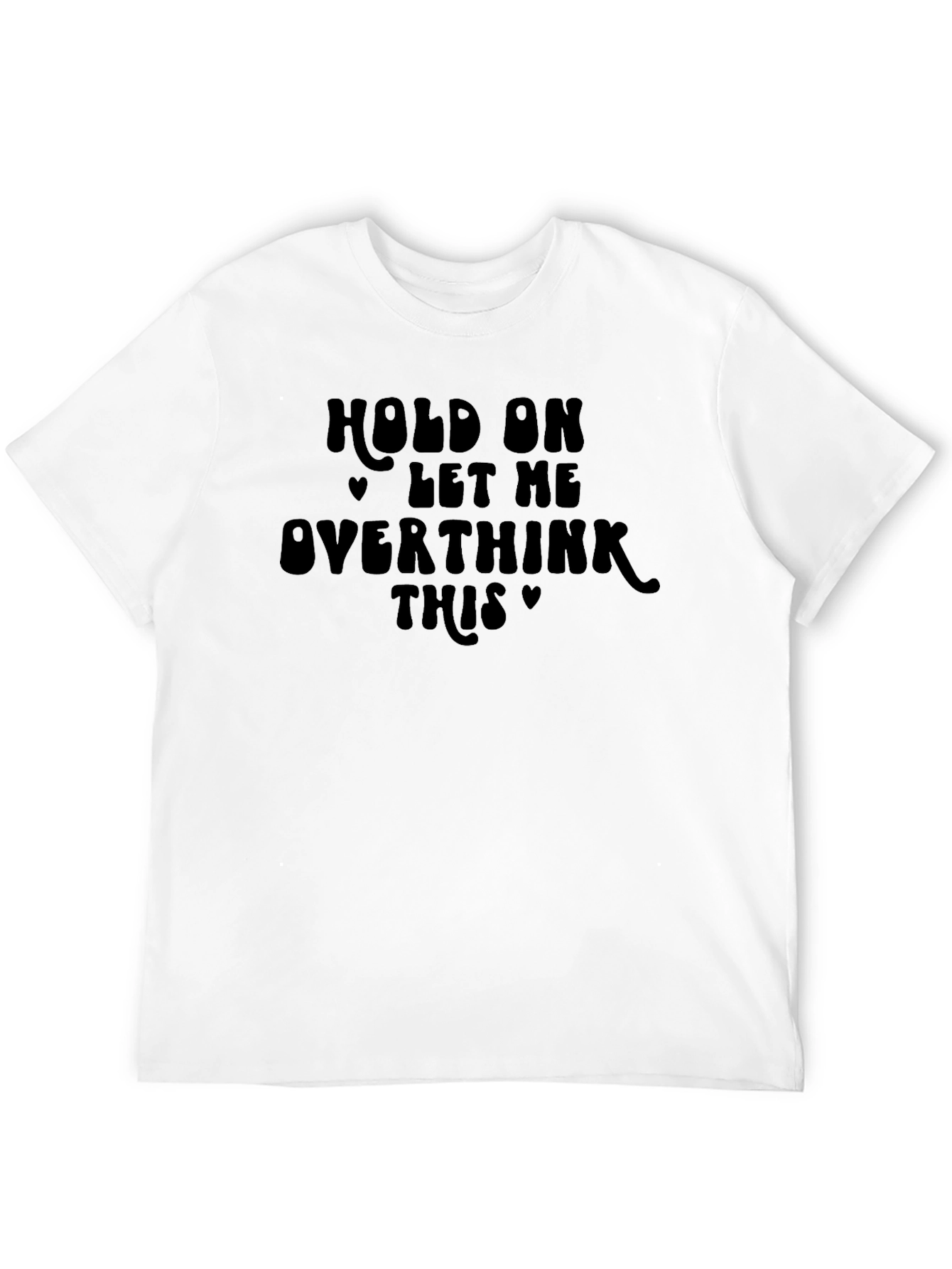 Black Overthinker T-Shirt - Funny Graphic Tee view 12