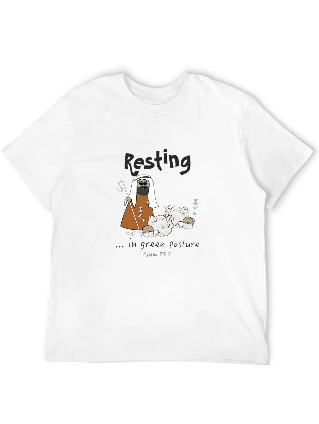 Black Resting Shepherd Graphic Tee view 12