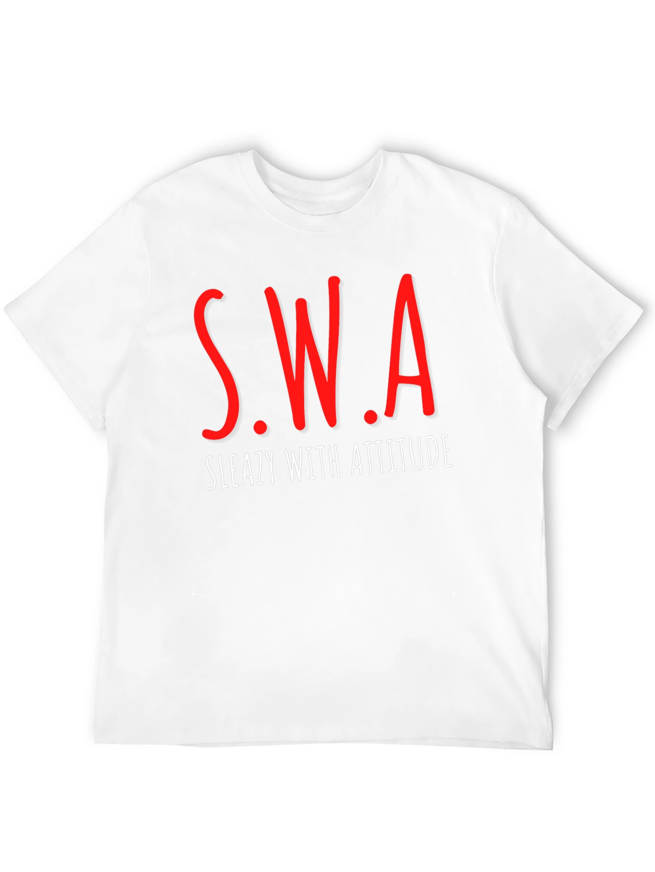 Black SWA Sleazy With Attitude Graphic Tee view 12