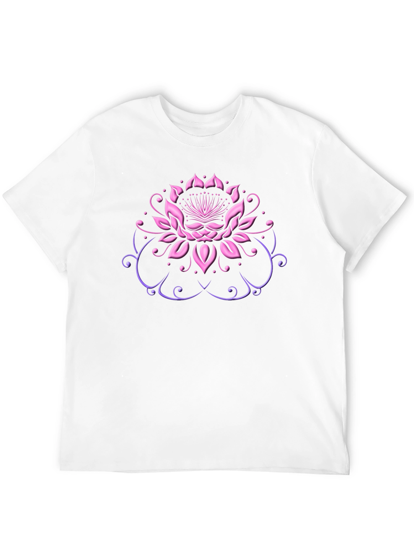 Black Lotus Flower Graphic Tee view 12