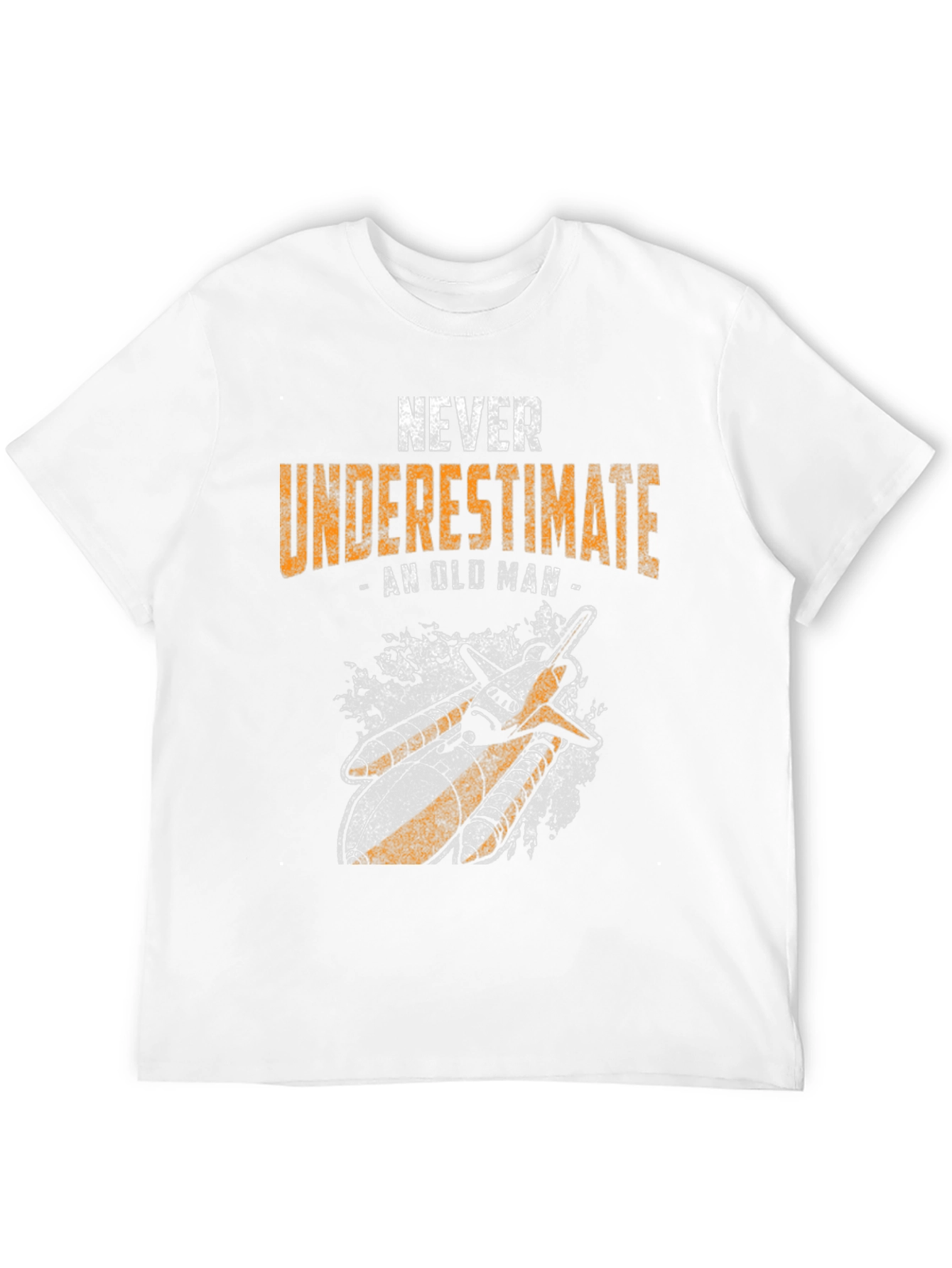 Black Never Underestimate An Old Man T-Shirt view 12