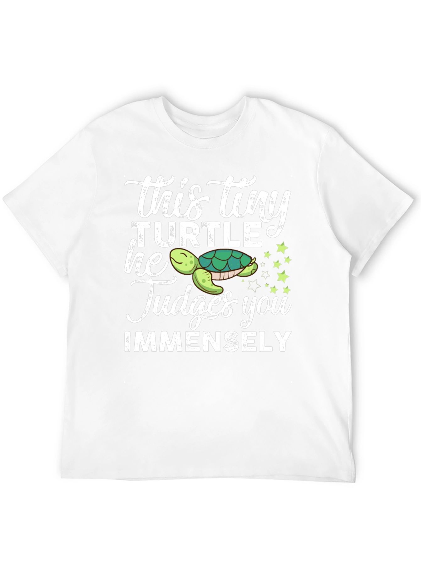 Black This Tiny Turtle Judges You Funny Graphic Tee view 12