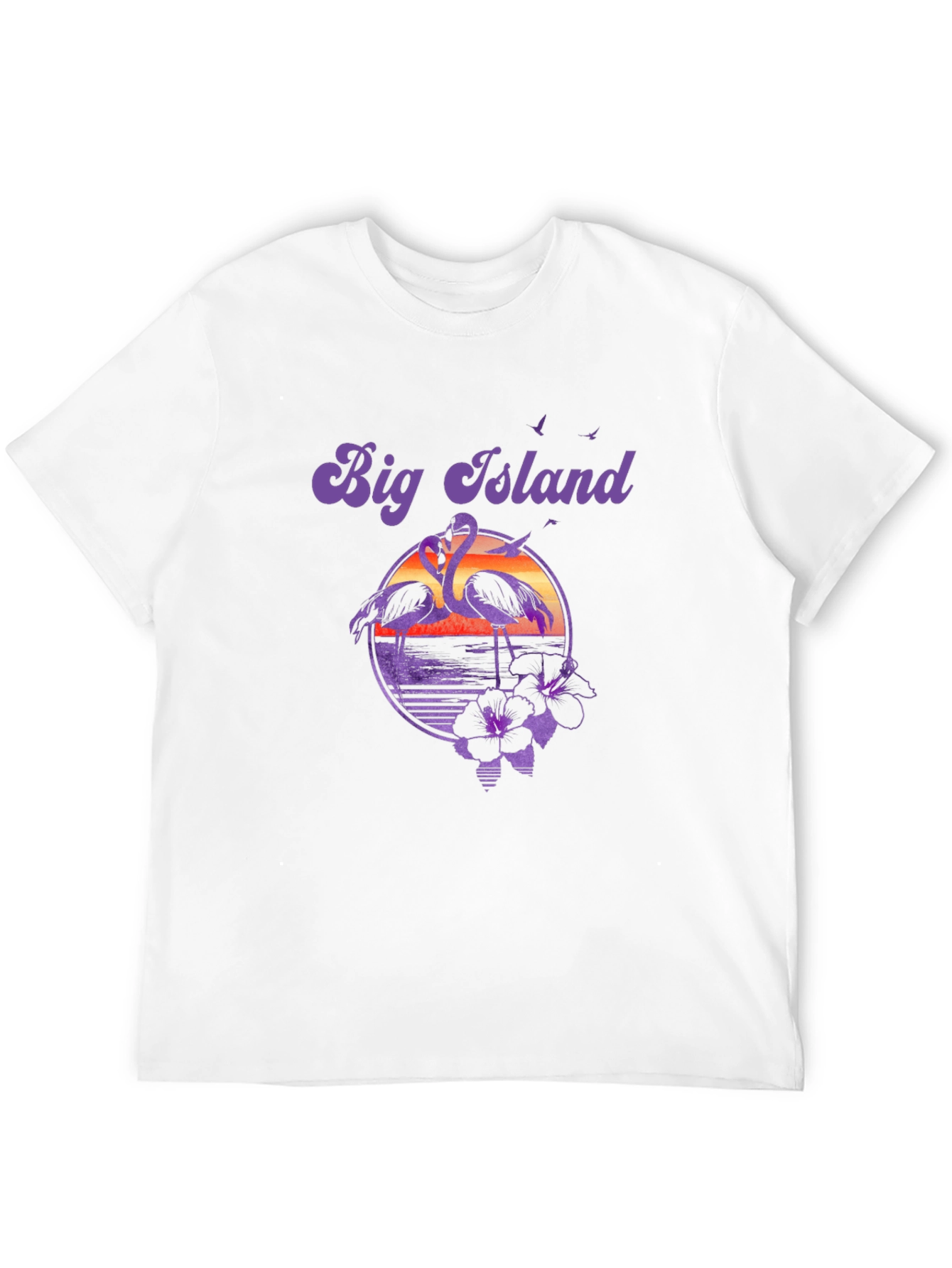 Black Big Island Flamingo T-Shirt view 12