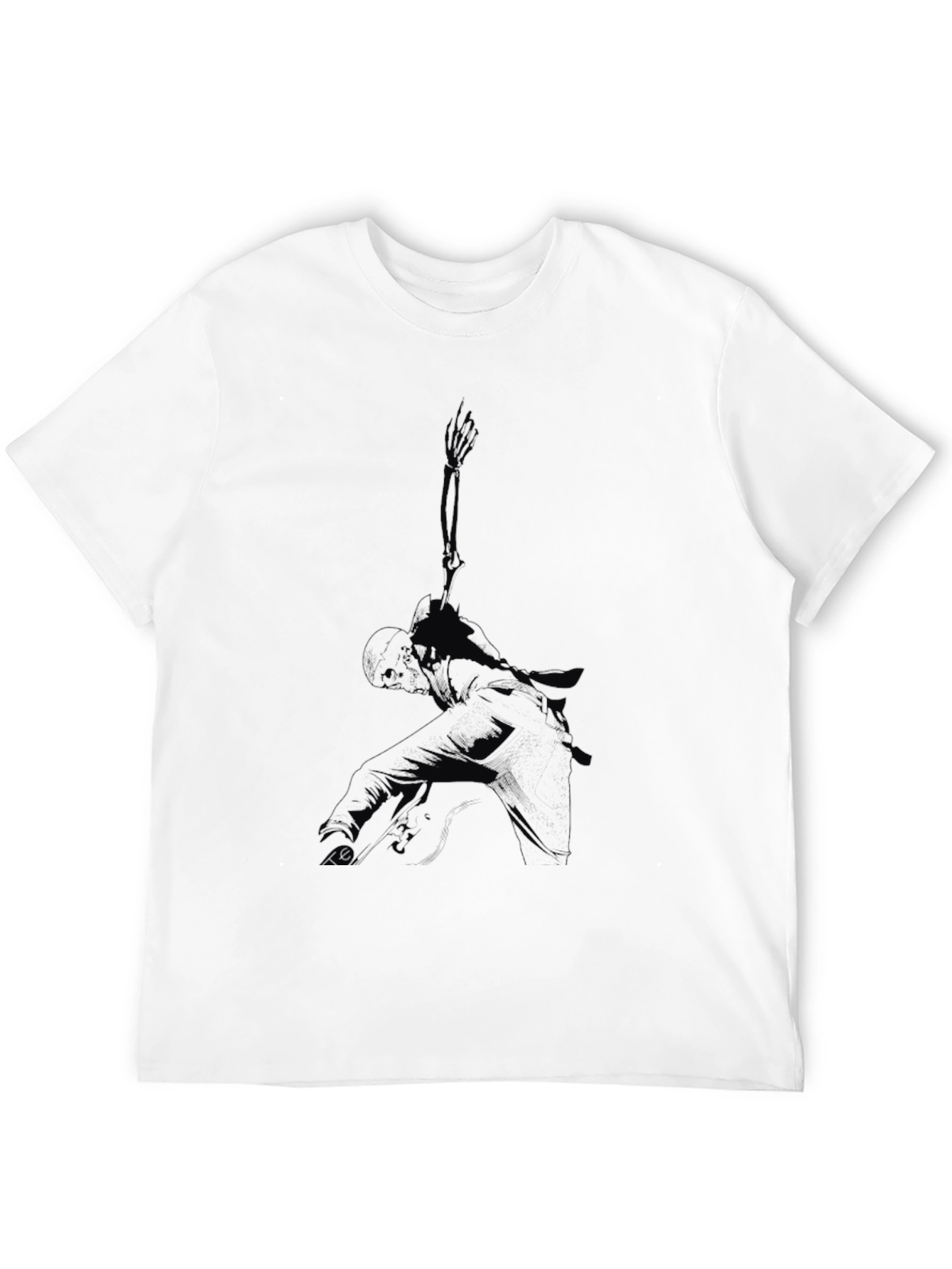 Black Men's Black Graphic Tee - Urban Style view 12