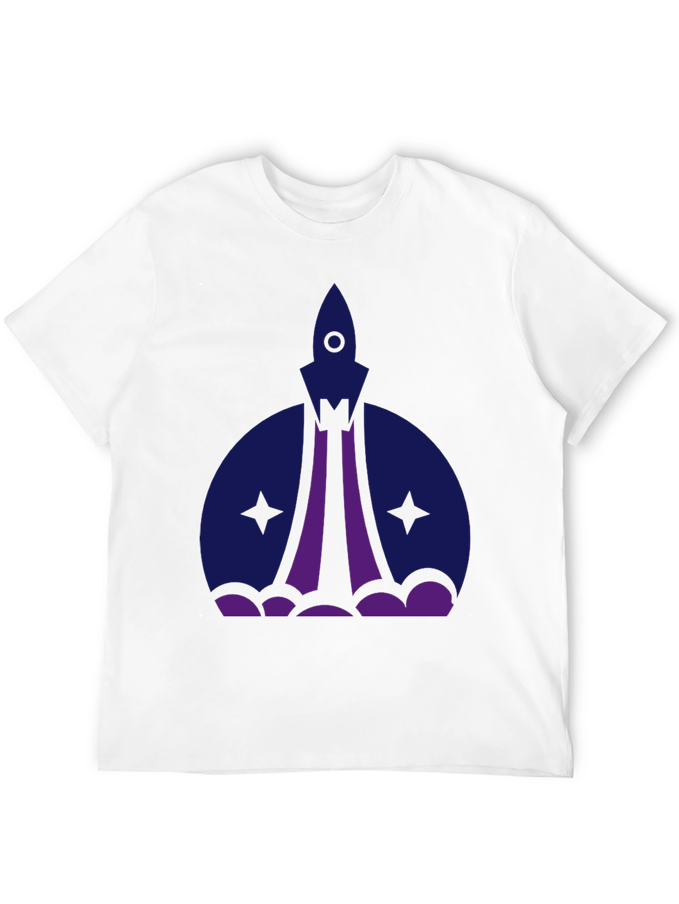 Black Rocket Launch Graphic Tee - Black Unisex Shirt view 12