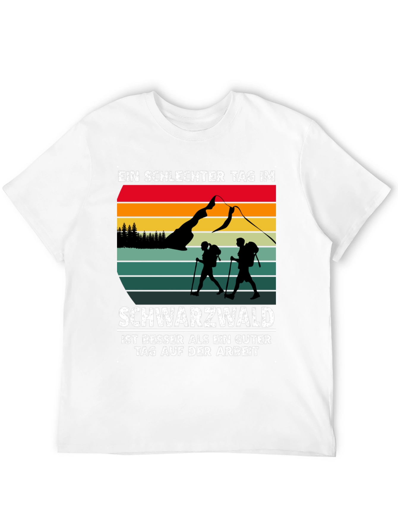 Black Black Forest Hiking T-Shirt view 12
