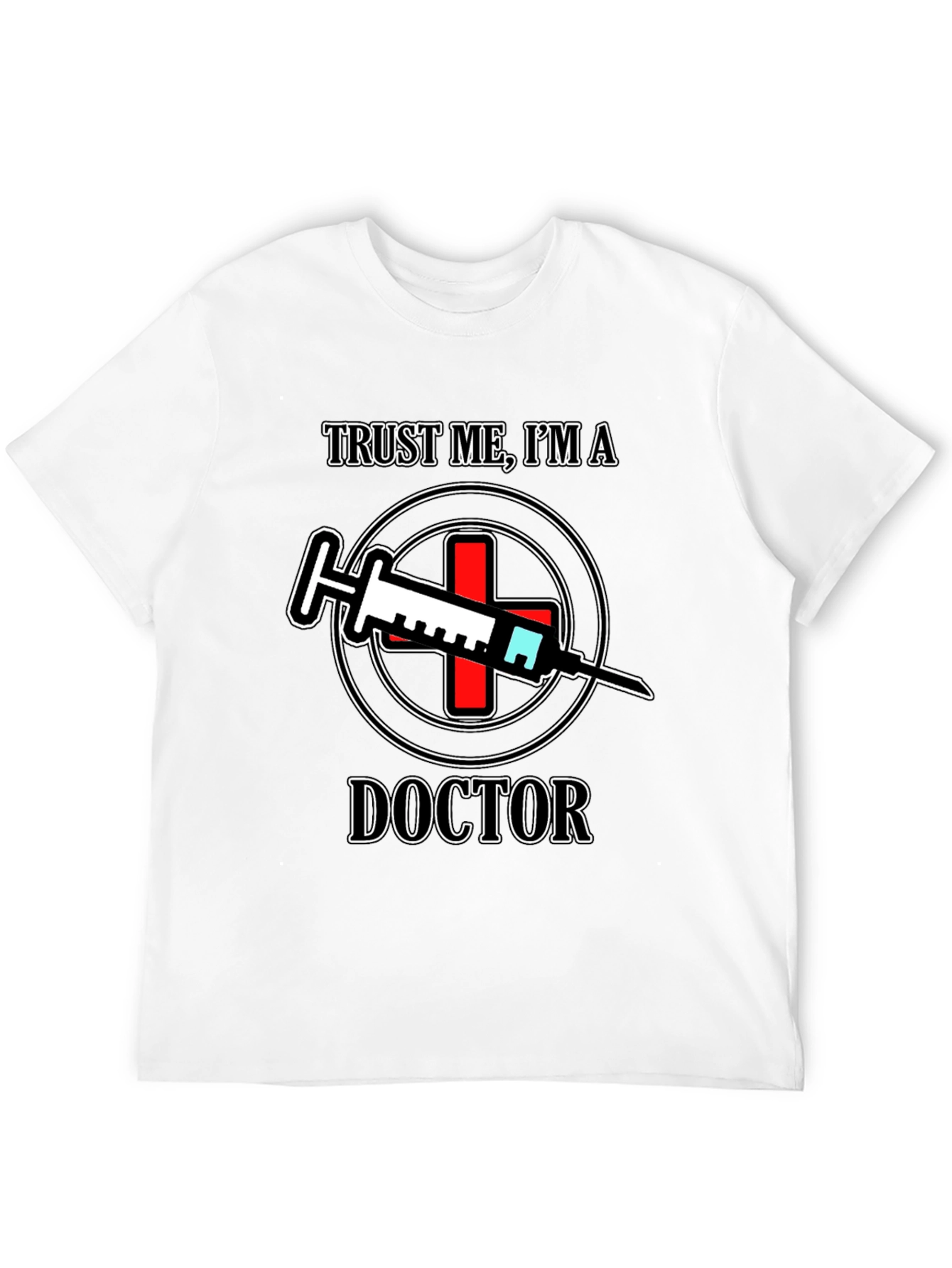 Black Trust Me I'm A Doctor T-Shirt view 12