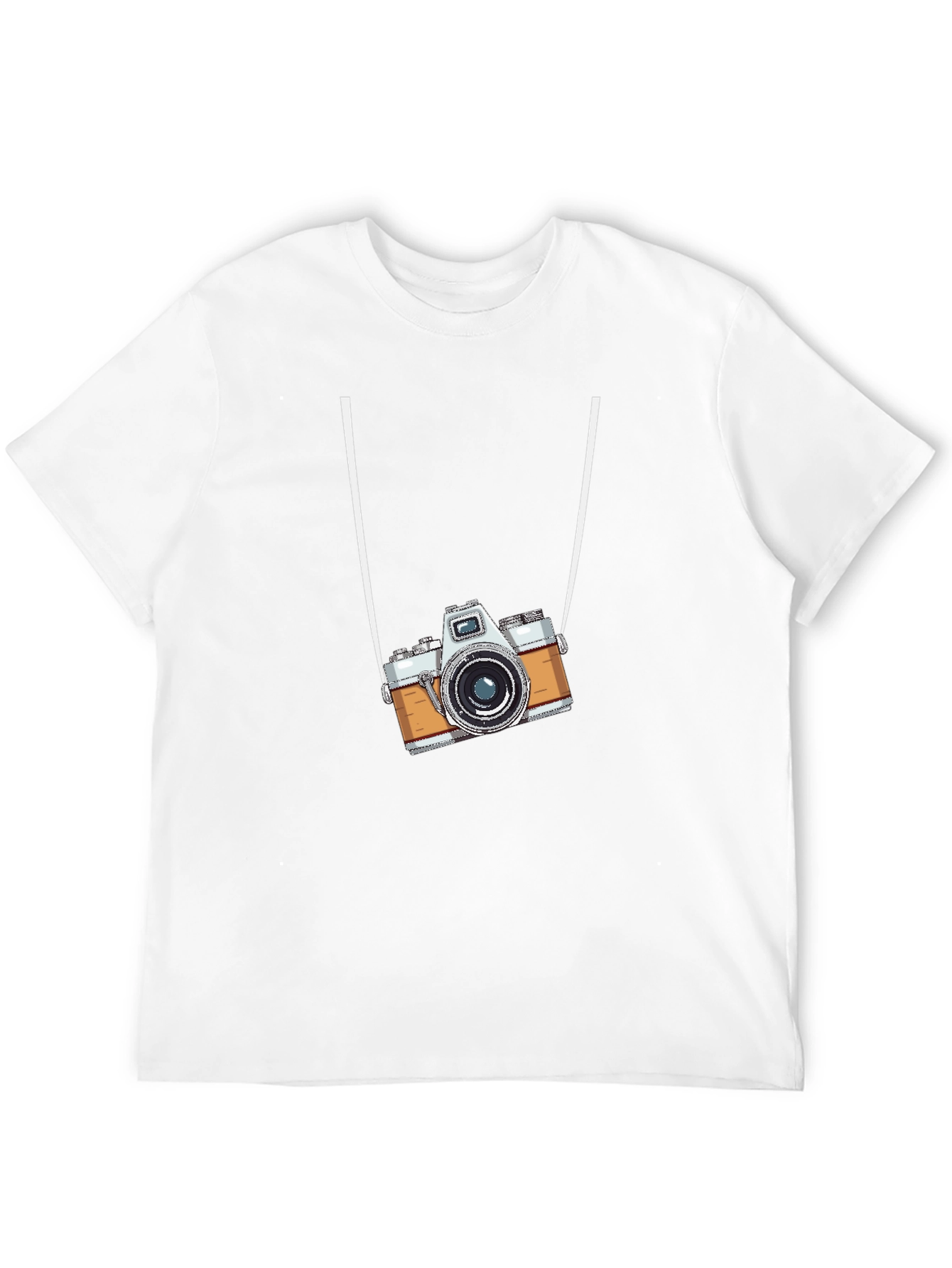 Black Vintage Camera Graphic T-Shirt - Cool Retro Style view 12