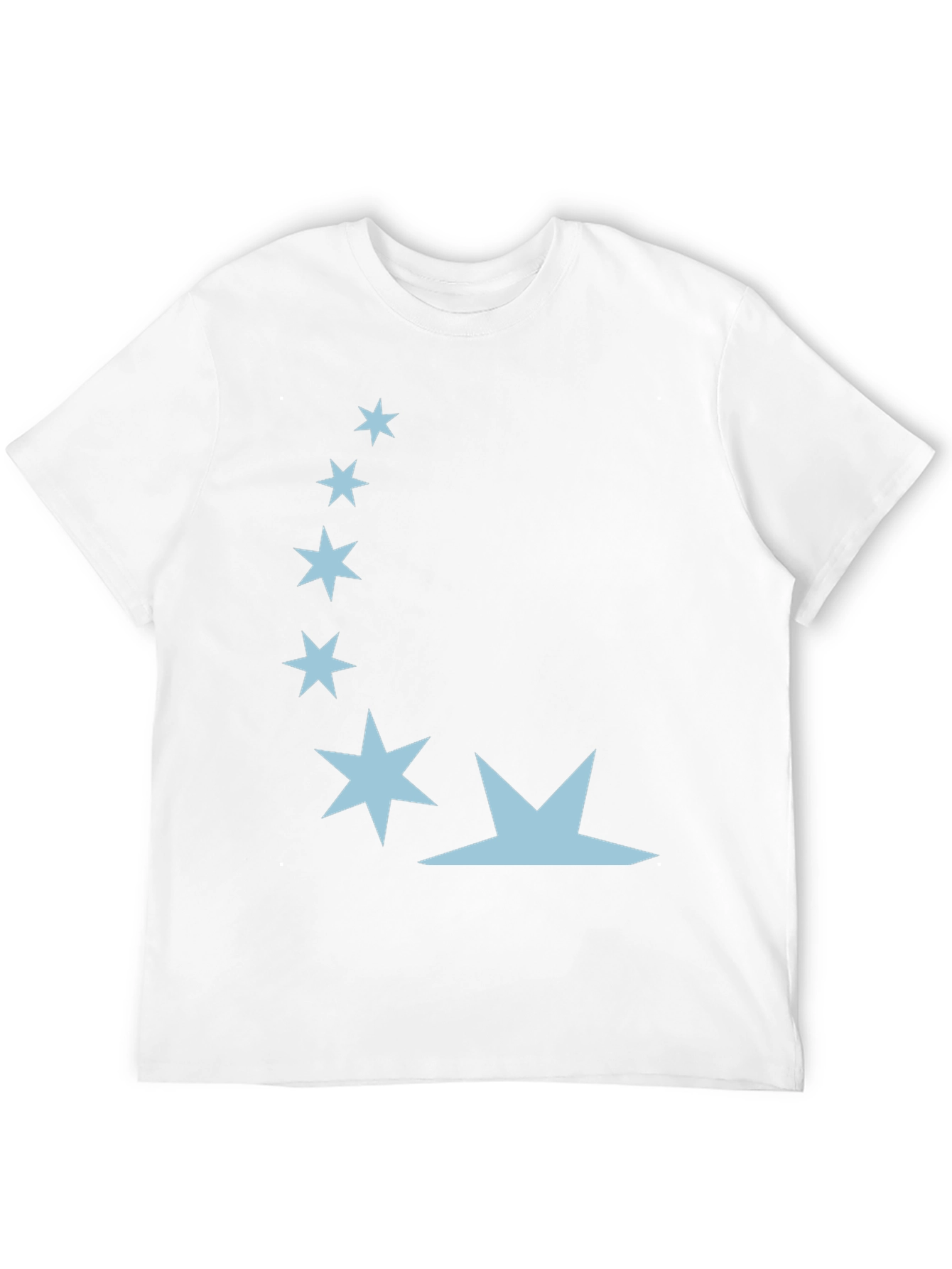 Black Celestial Star Graphic Tee - Soft Cotton Blend view 12