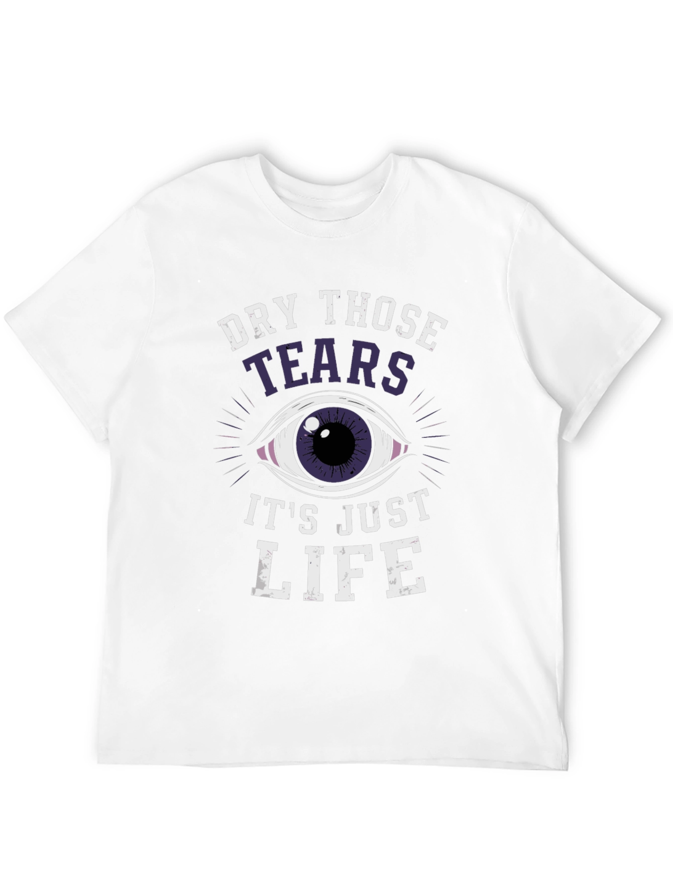 Black Dry Those Tears Graphic Tee view 12