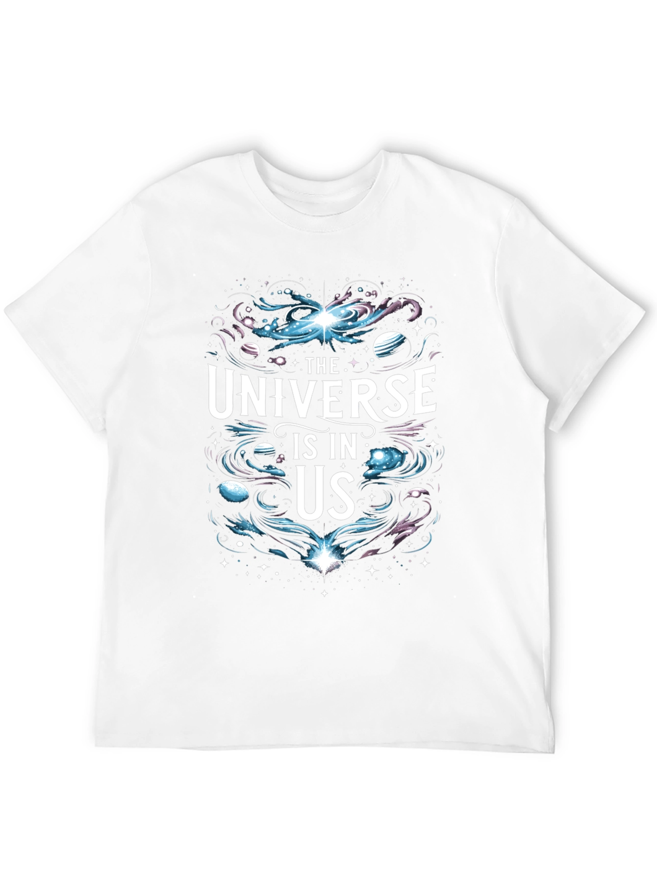 Black Universe Is In Us Graphic T-Shirt view 12