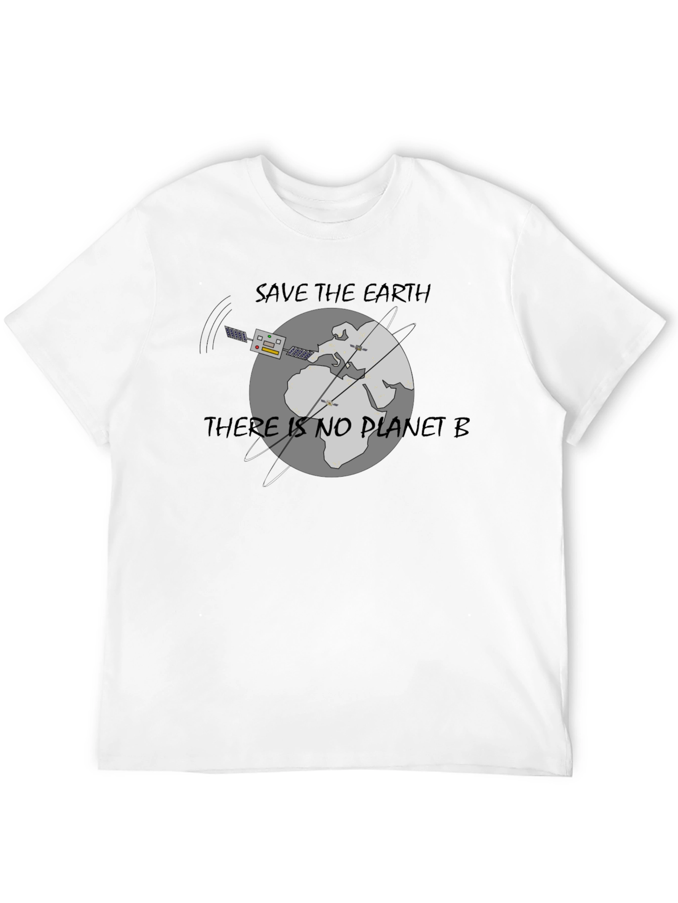 Black Save the Earth Black T-Shirt view 12