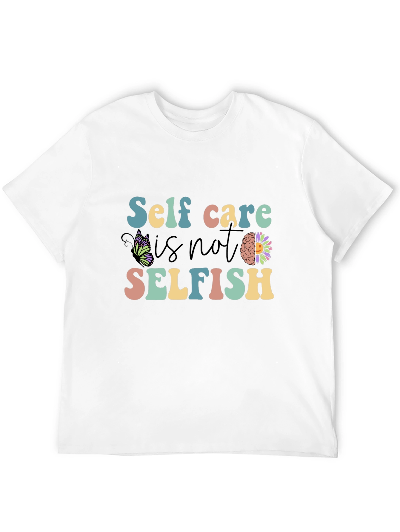 Black Self Care is Not Selfish T-Shirt view 12