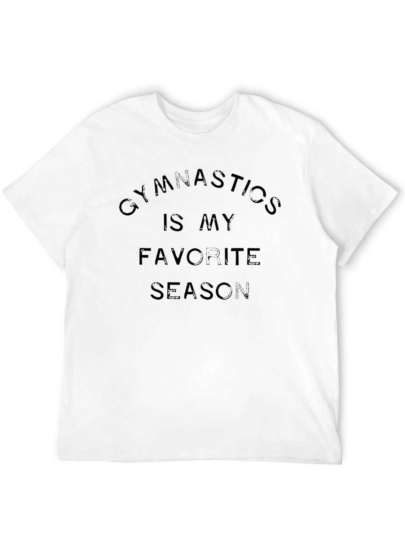 Black Gymnastics is My Favorite Season Black T-Shirt view 12
