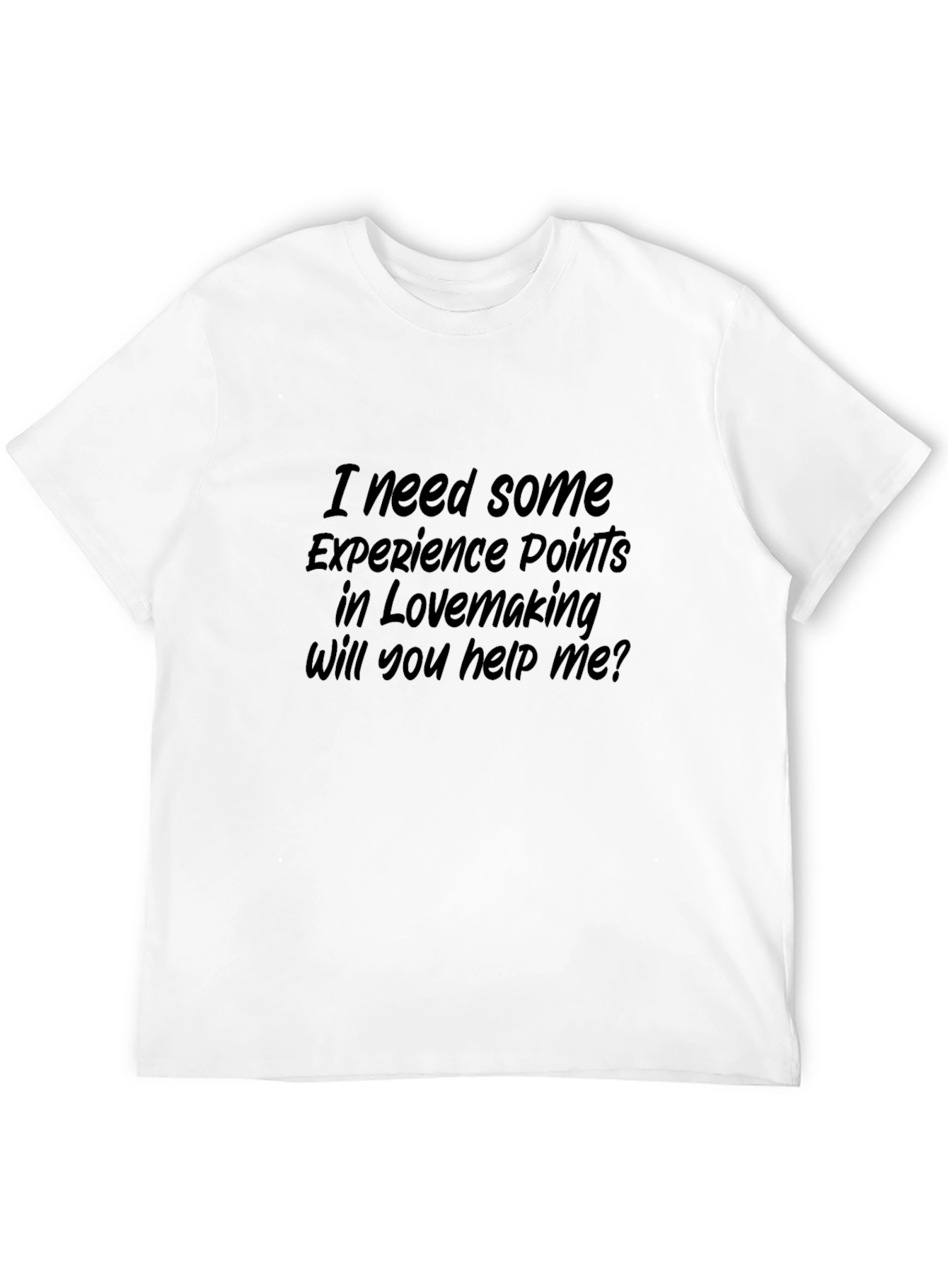 Black Experience Points in Lovemaking Funny T-Shirt view 12
