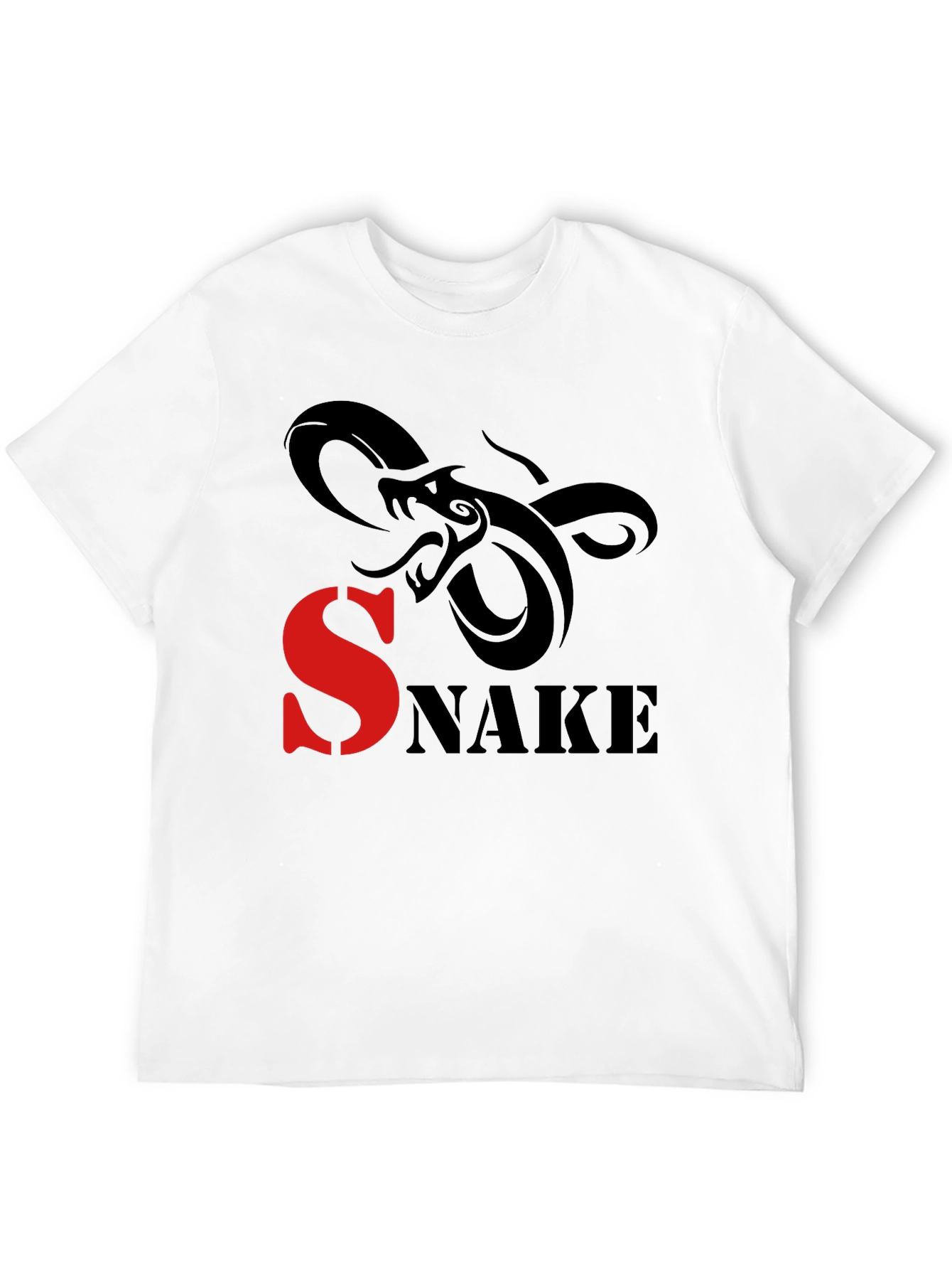 Black Snake Graphic Print T-Shirt view 12