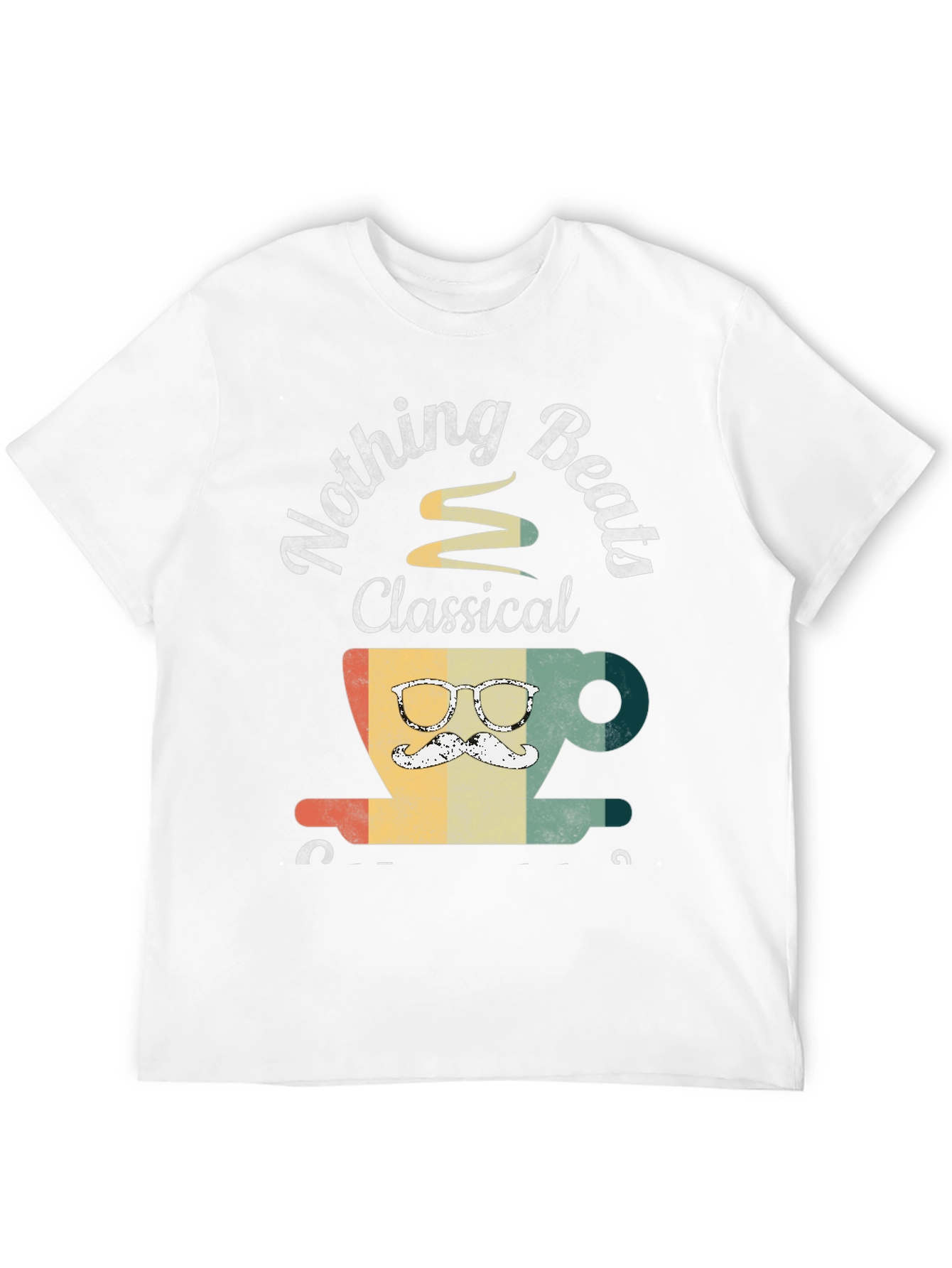 Black Nothing Beats Classical Coffee T-Shirt view 12