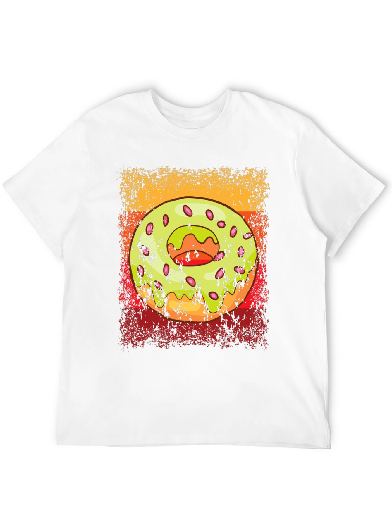 Black Donut Graphic T-Shirt - Trendy Casual Wear view 12