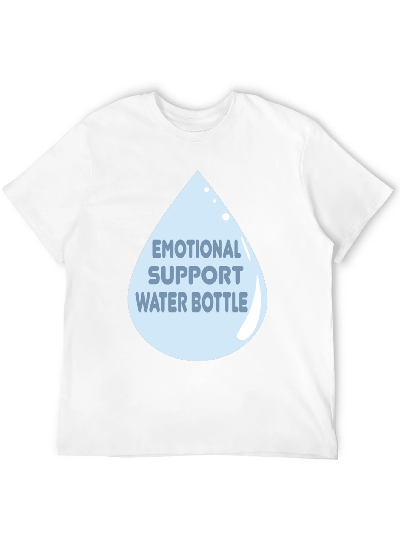 Emotional Support Water Bottle Graphic Tee - 12