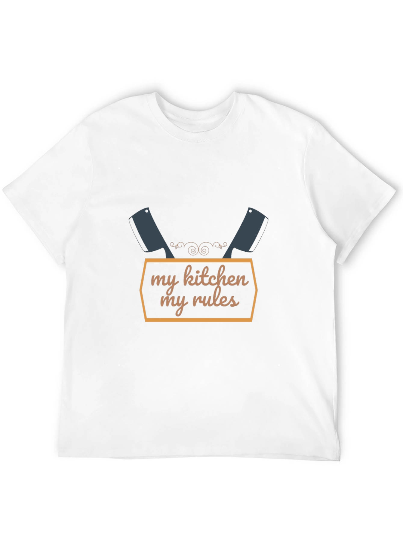 Black My Kitchen My Rules Graphic T-Shirt for Chefs view 12