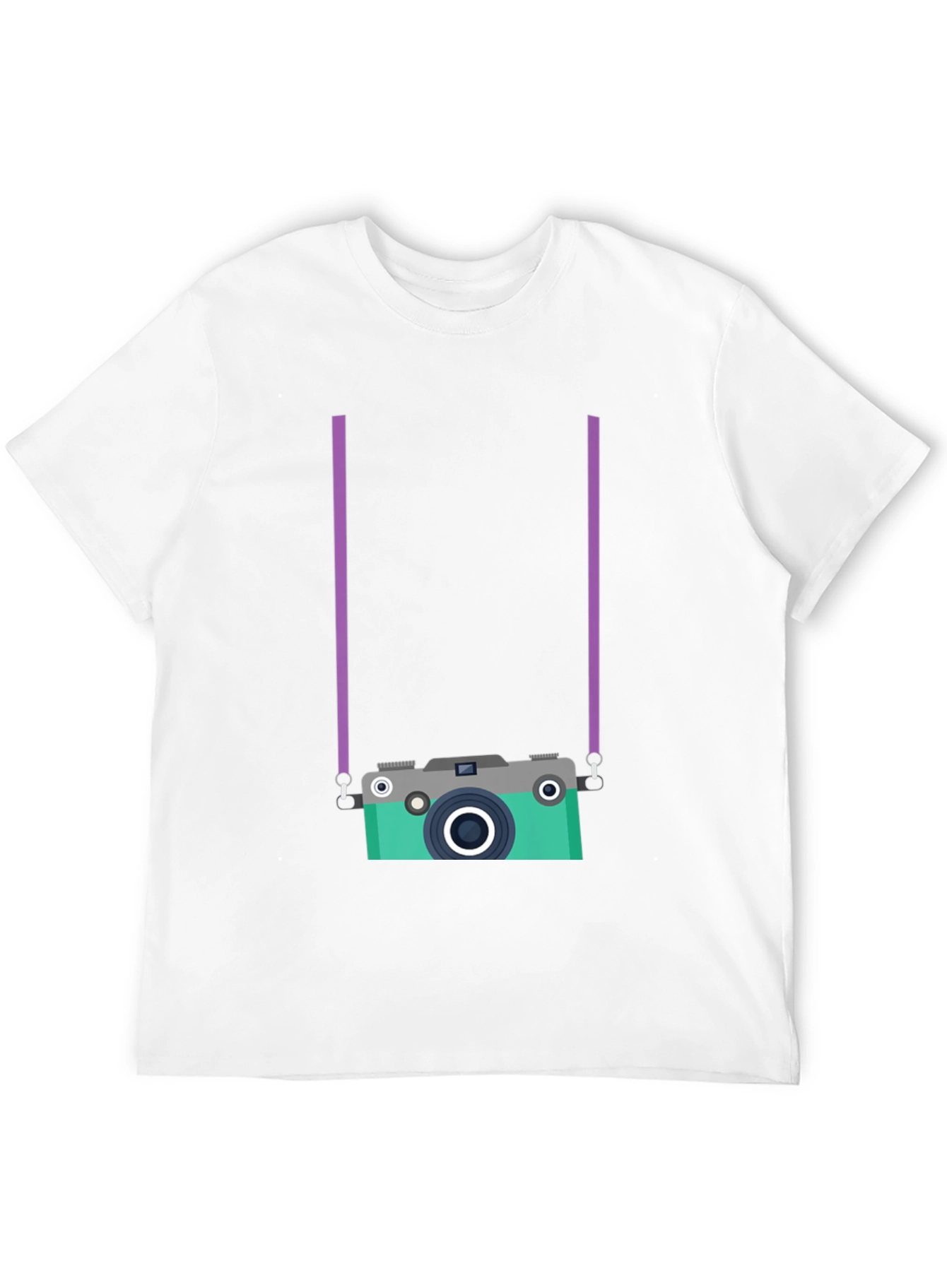 Black Retro Camera Graphic Tee view 12