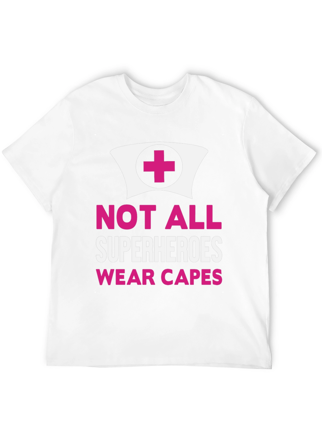 Black Not All Superheroes Nurse T-Shirt view 12