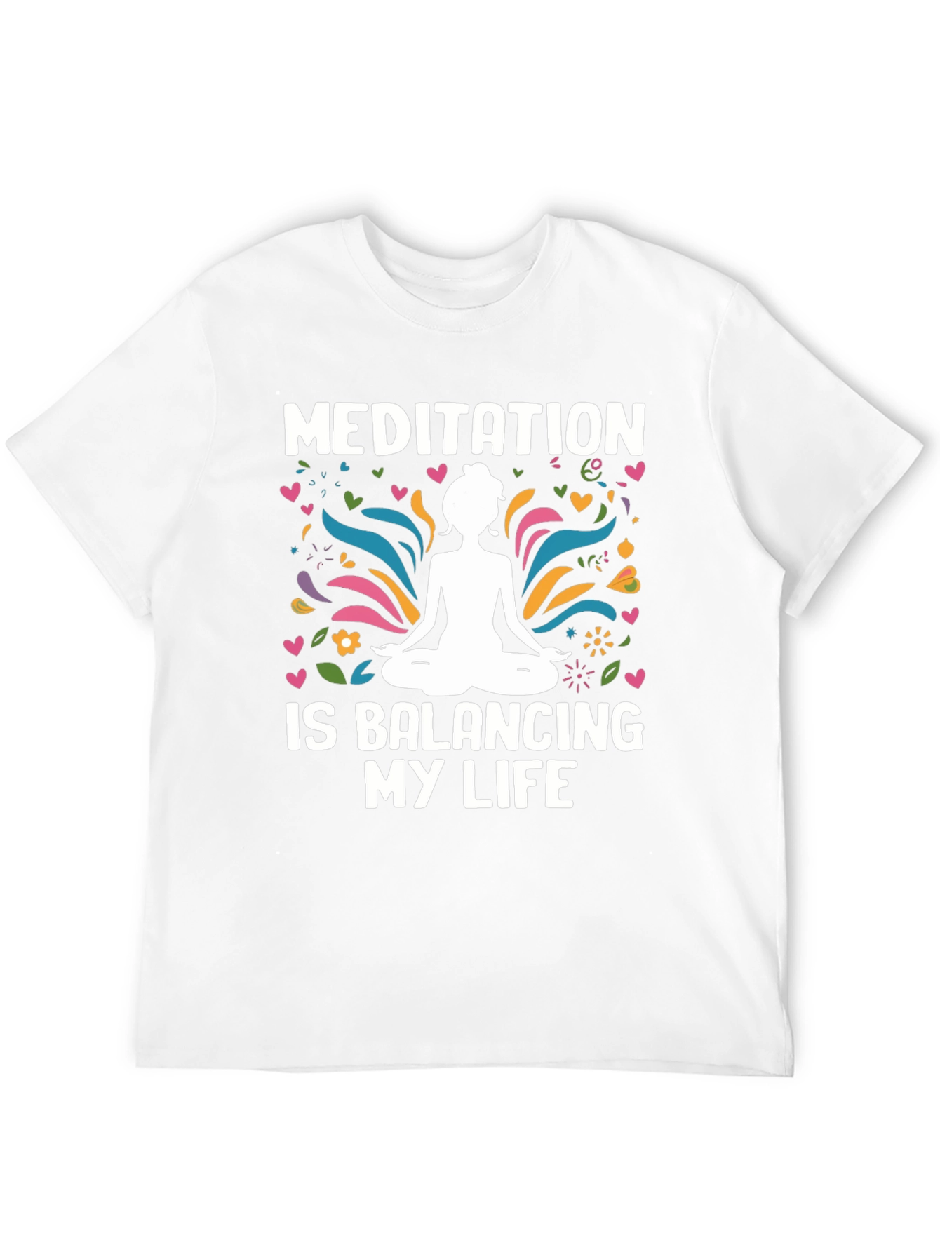 Black Meditation is Balancing My Life T-Shirt view 12