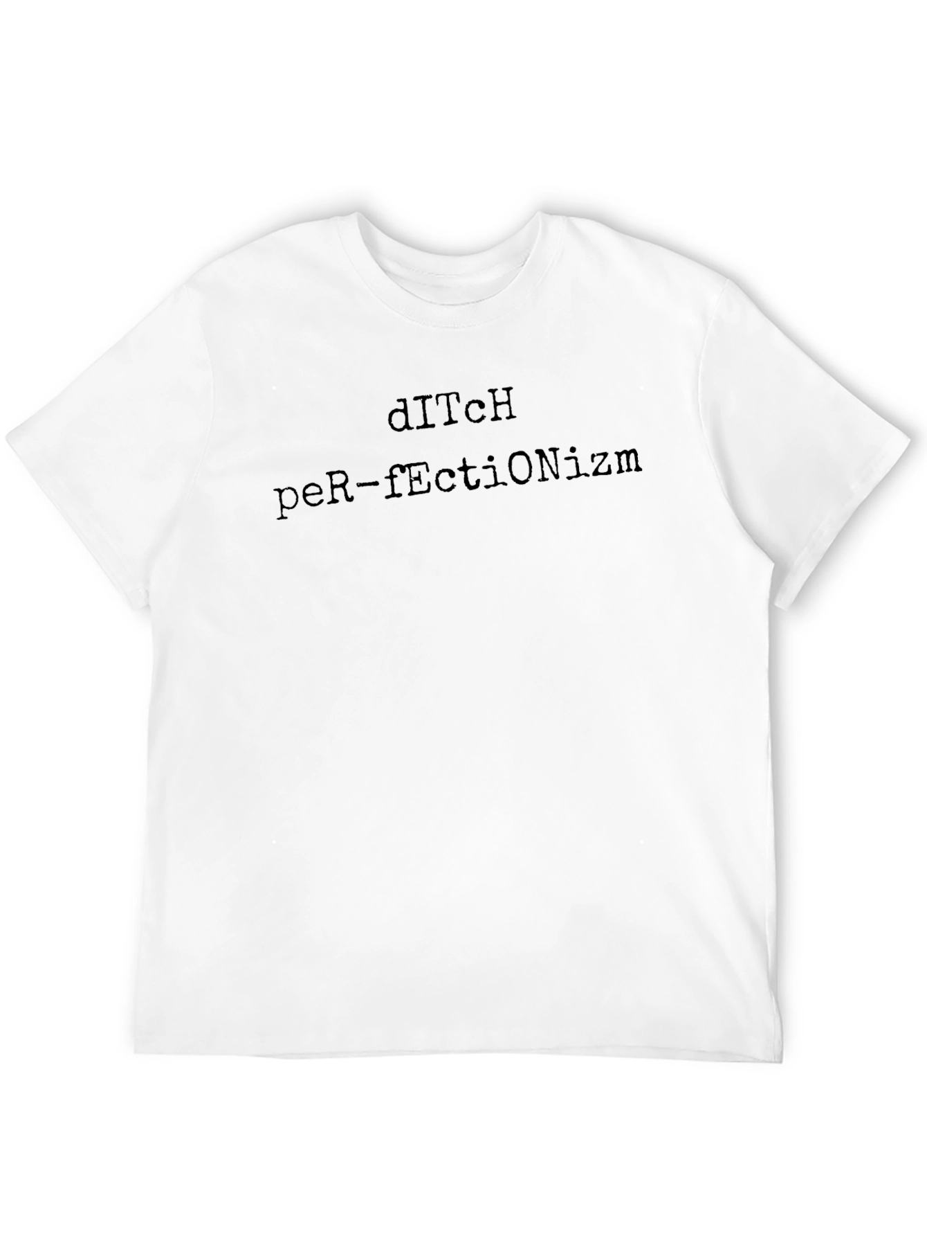 Black Ditch Perfectionism Black Graphic Tee view 12