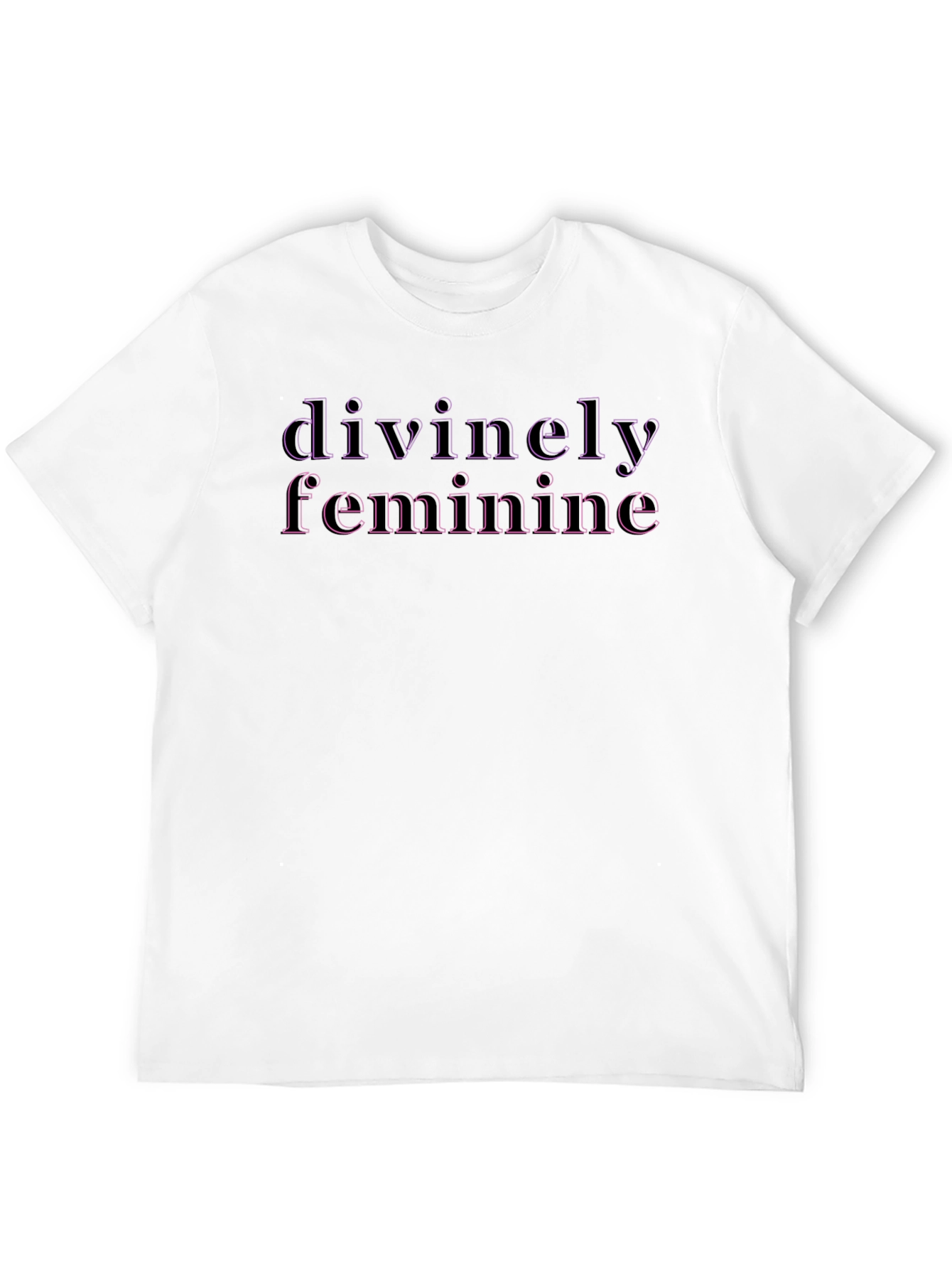 Black Divinely Feminine Graphic Tee - Black view 12