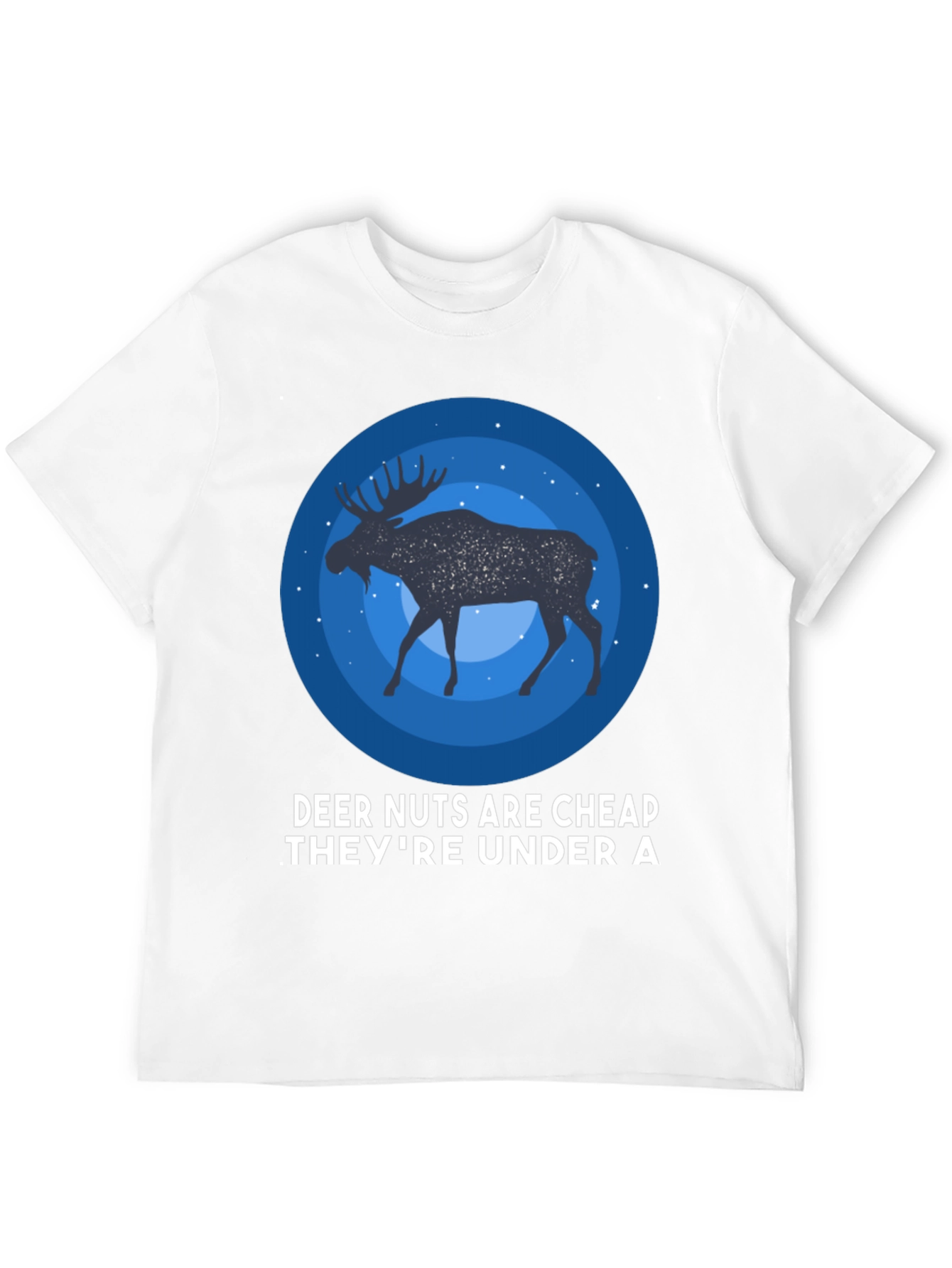 Black Deer Nuts T-Shirt - Funny Graphic Tee for Men view 12