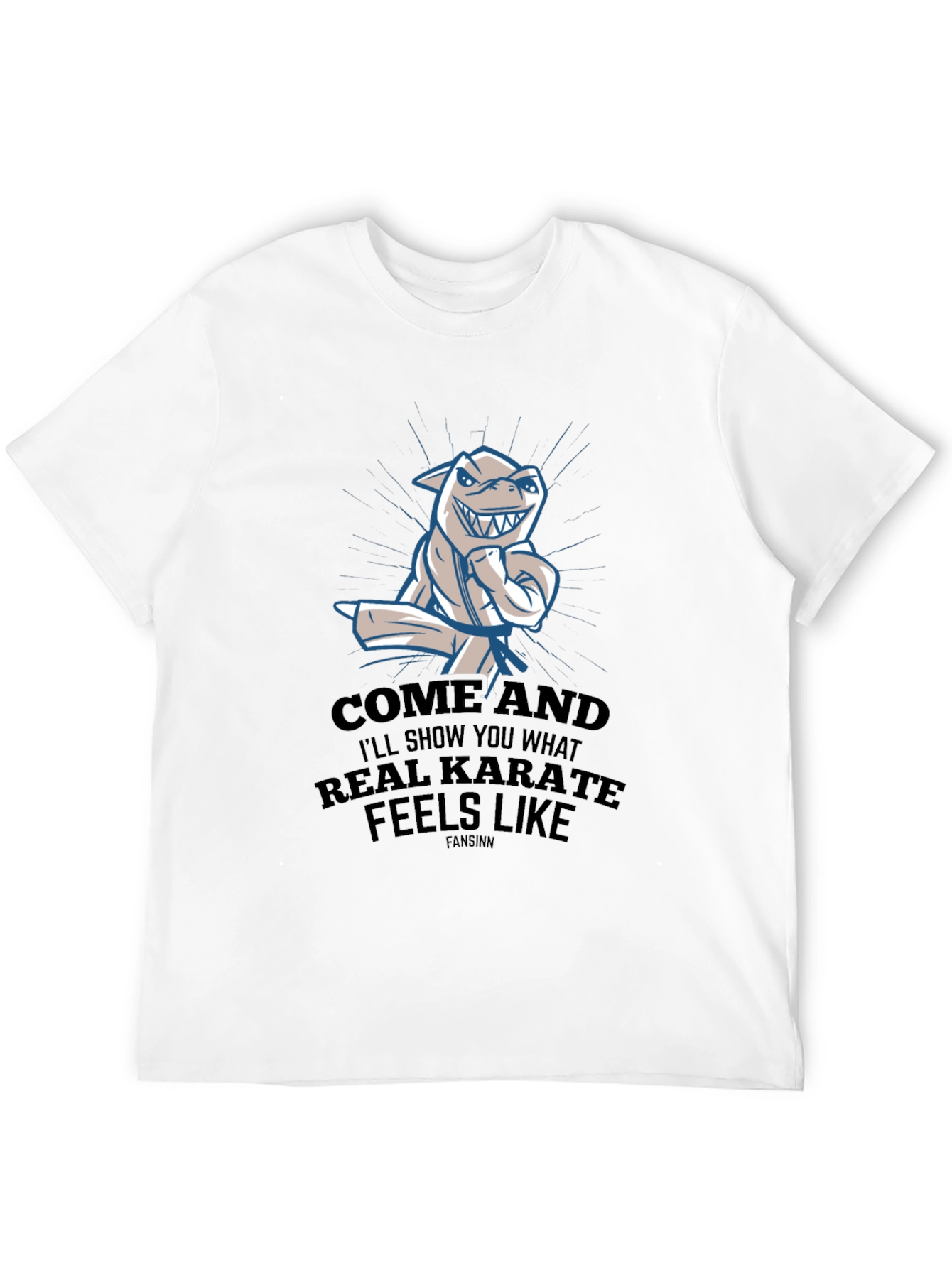 Black Karate Shark T-Shirt - Show Them What Real Karate Feels Like! view 12