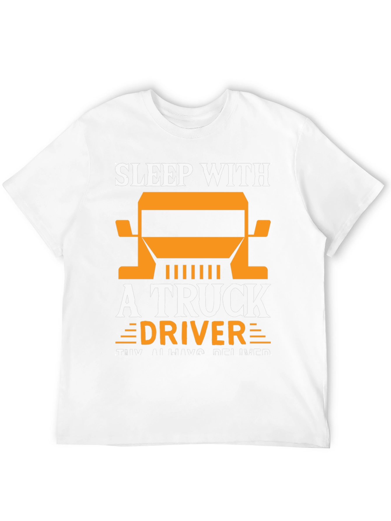 Black Sleep with a Truck Driver T-Shirt view 12