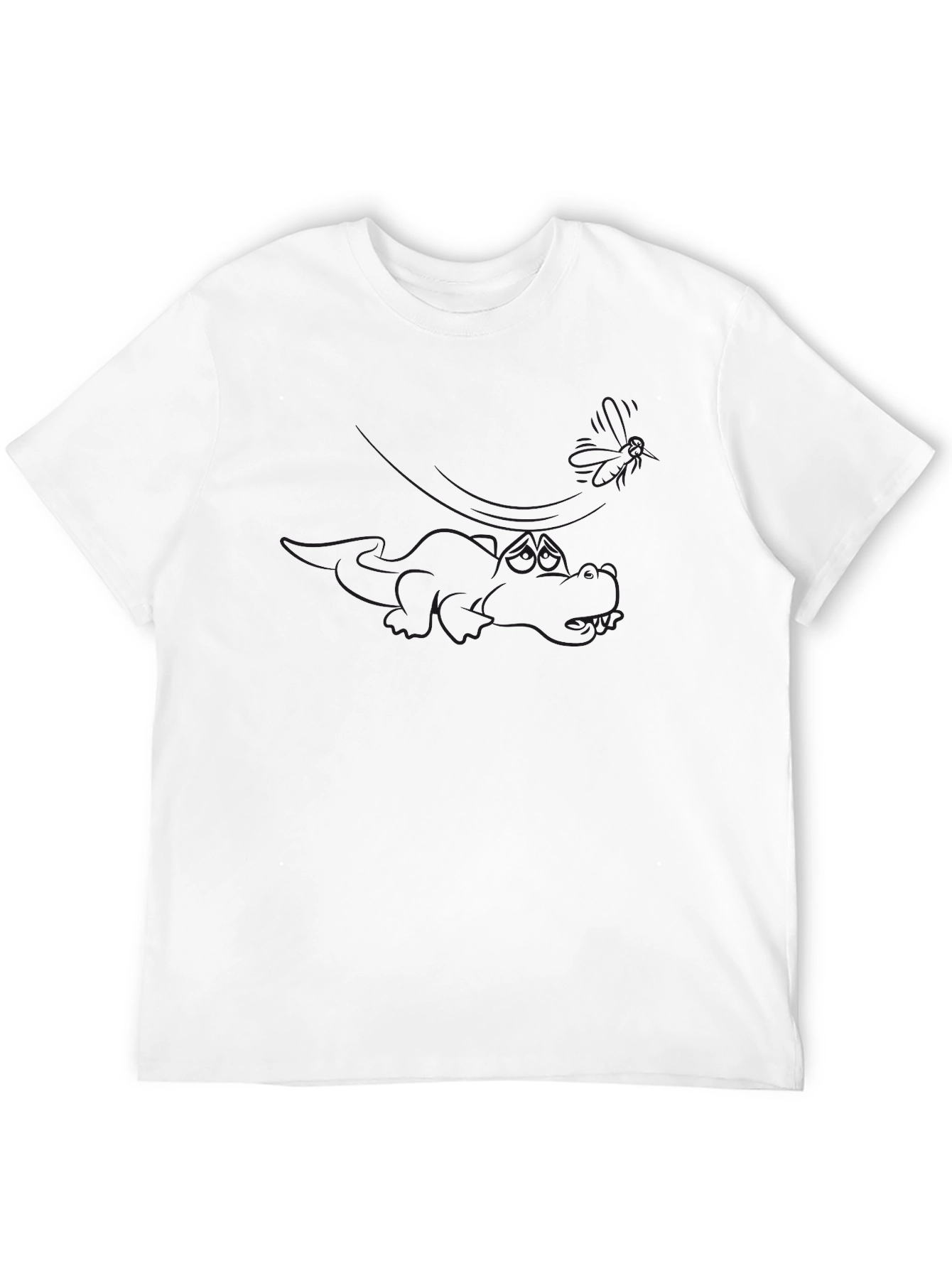 Black Men's Black Crew Neck Short Sleeve T-Shirt view 12