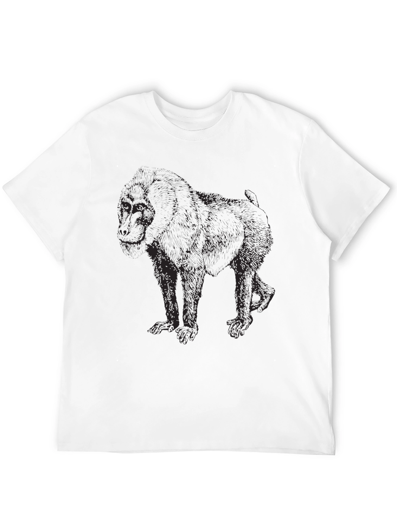 Black Dark Ape Graphic Tee - Men's Black T-Shirt view 12