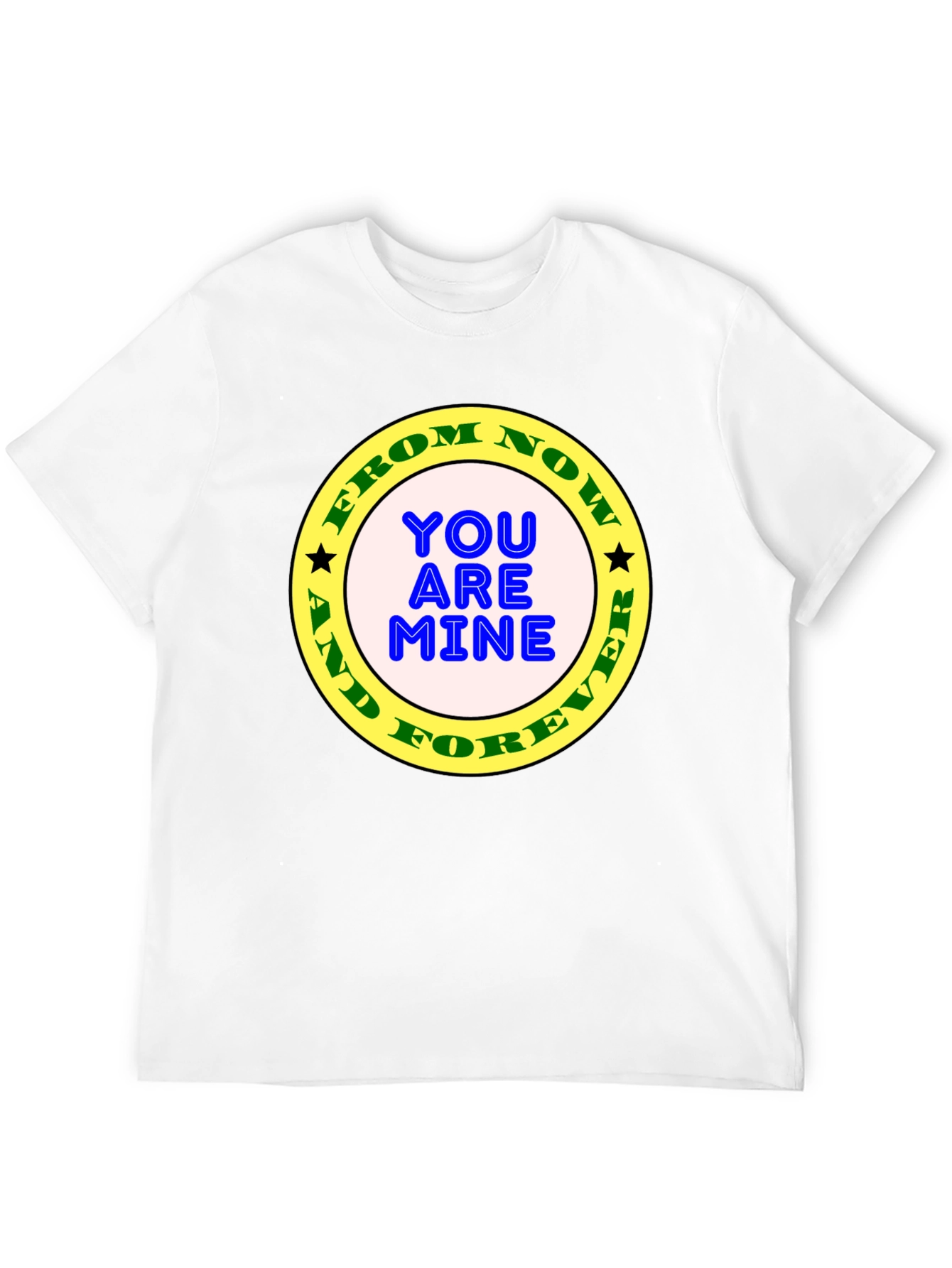 Black You Are Mine Forever T-Shirt view 12