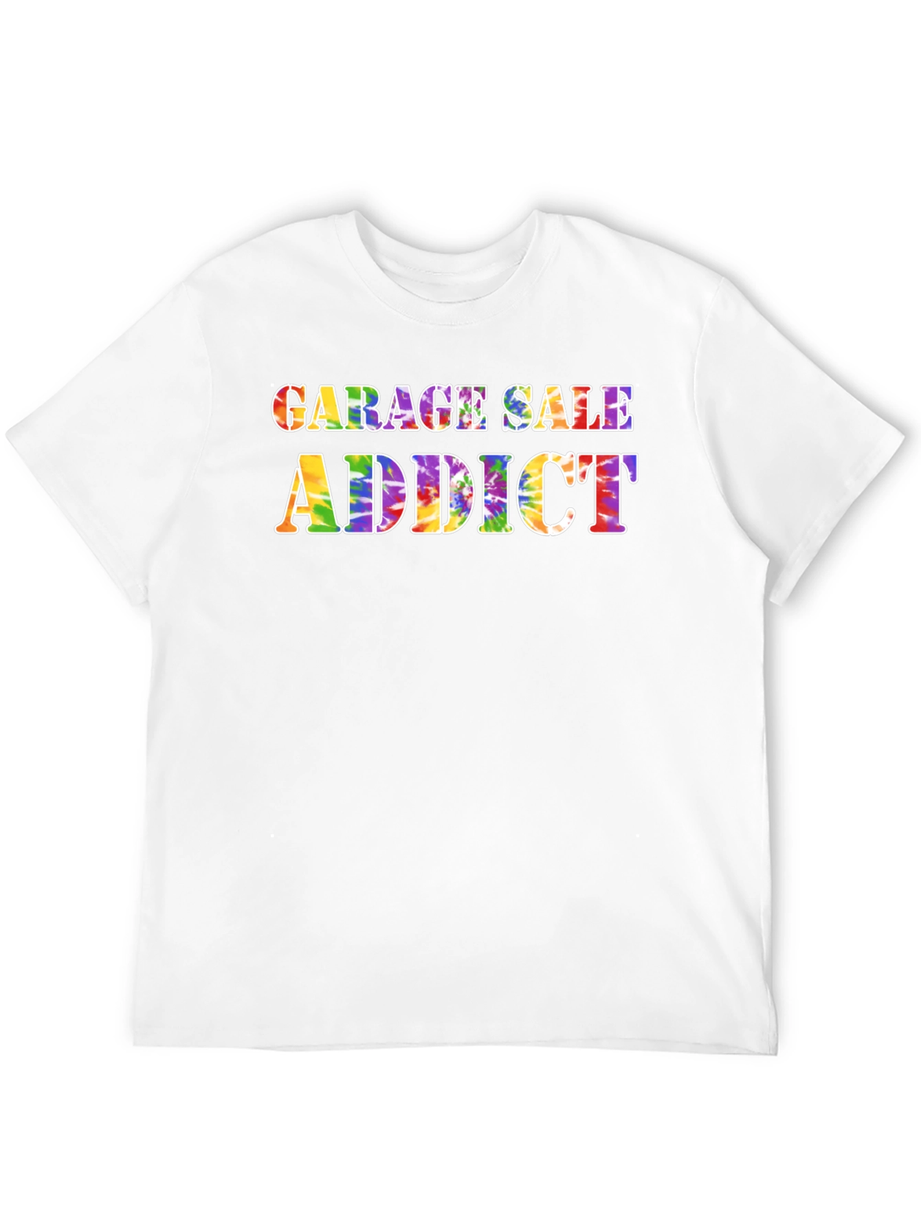 Garage Sale Addict Tie-Dye Graphic Tee - 12