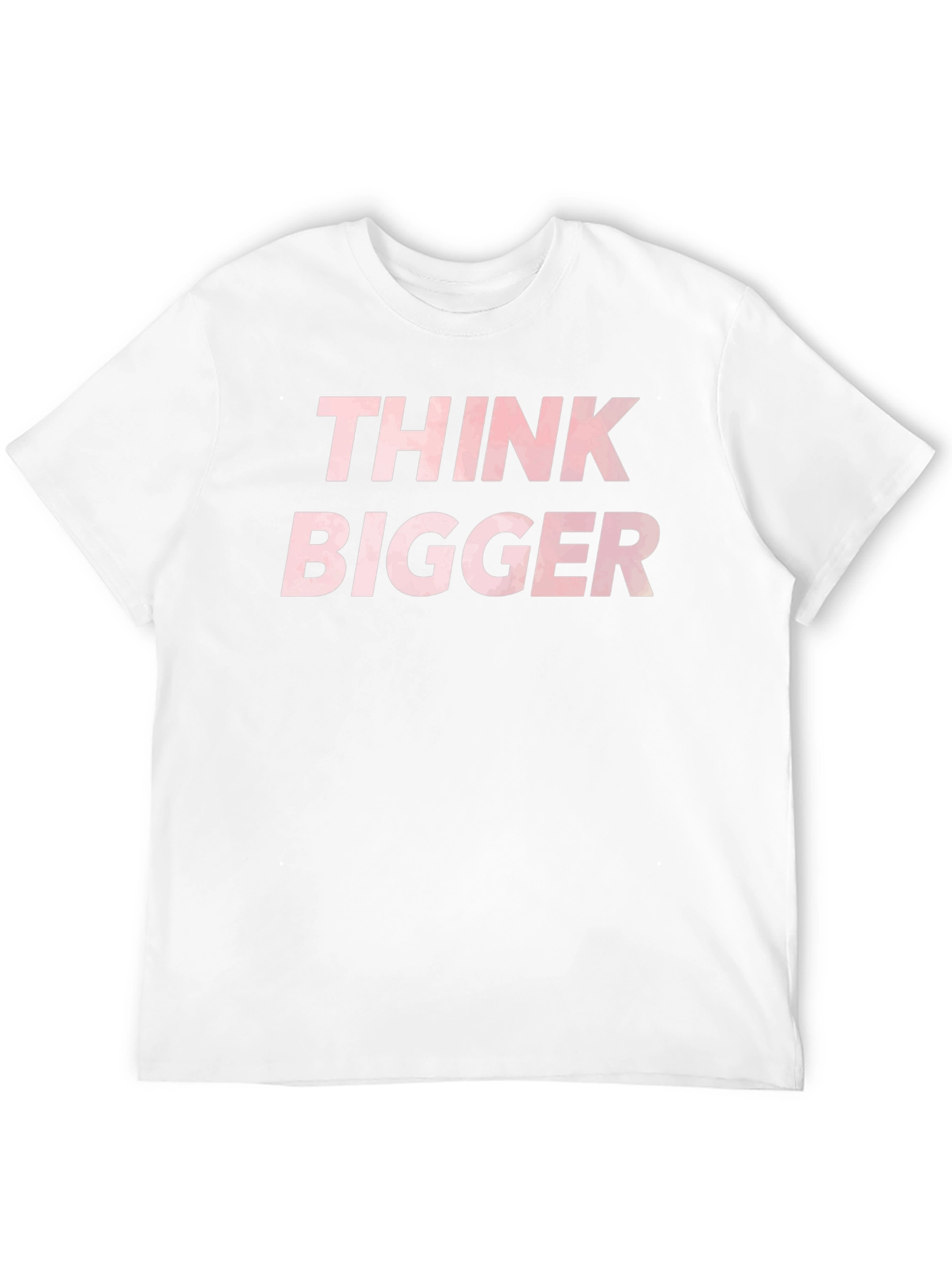 Black Think Bigger Graphic Tee - Motivational T-Shirt view 12